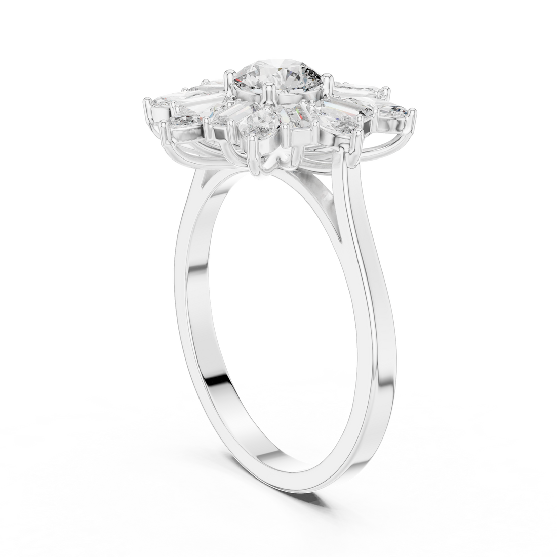 Smooth men's wedding ring with matte finish.
