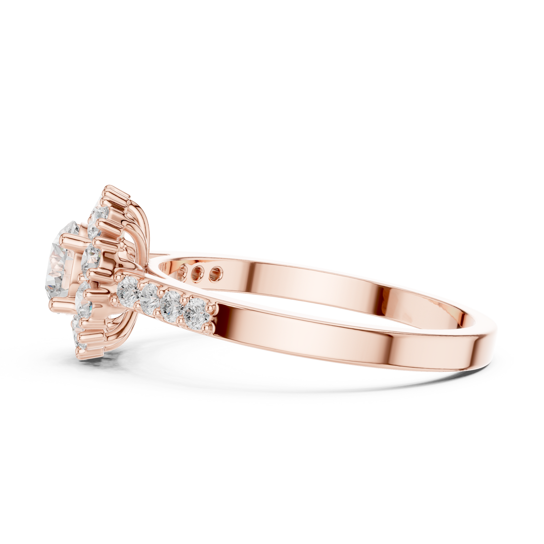 Adjustable baby ring with safe rounded edges.