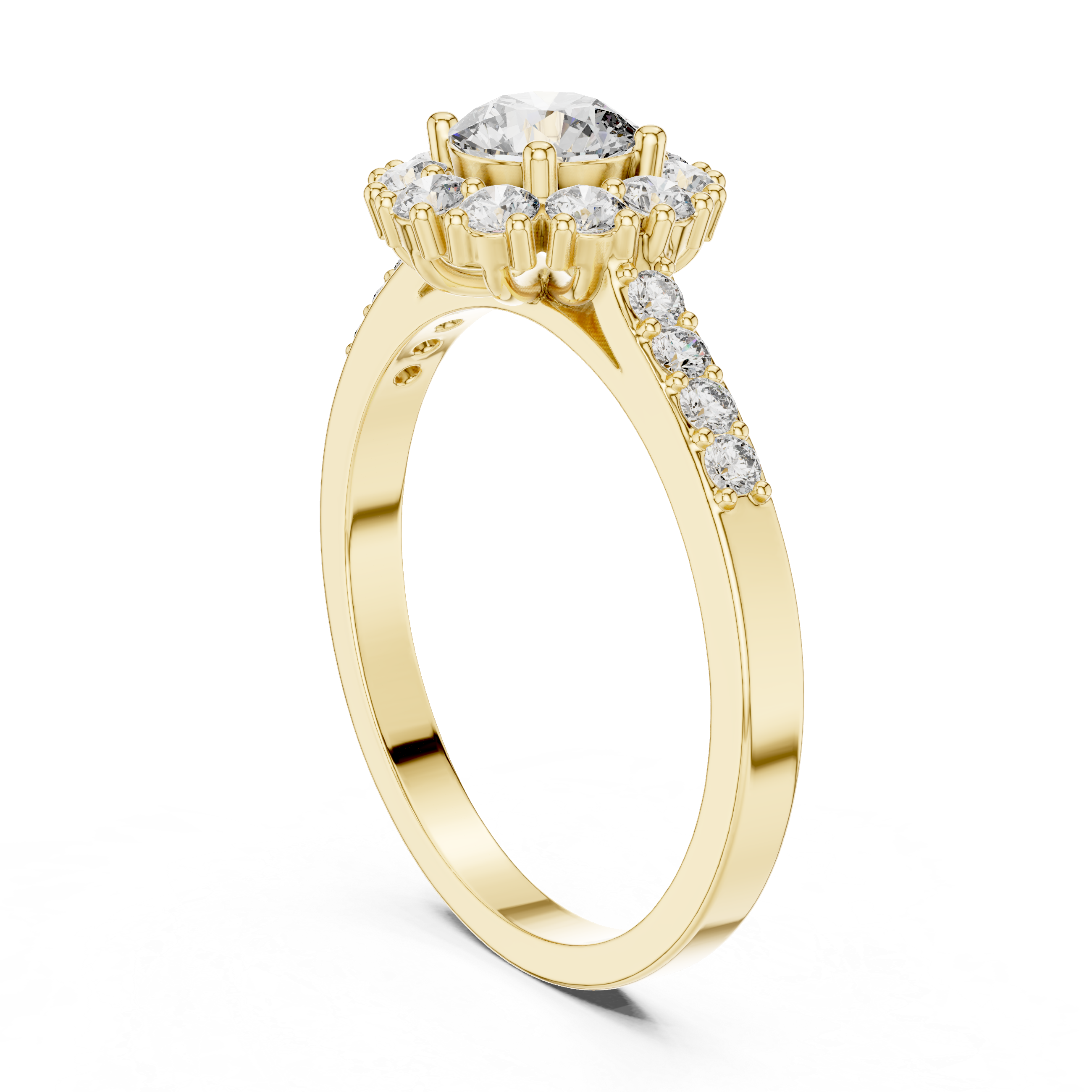 Modern open ring with adjustable ends.