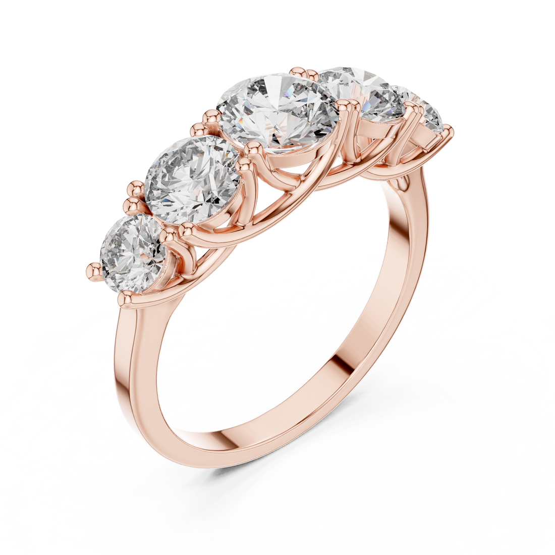 Classic tennis bracelet with brilliant diamonds.