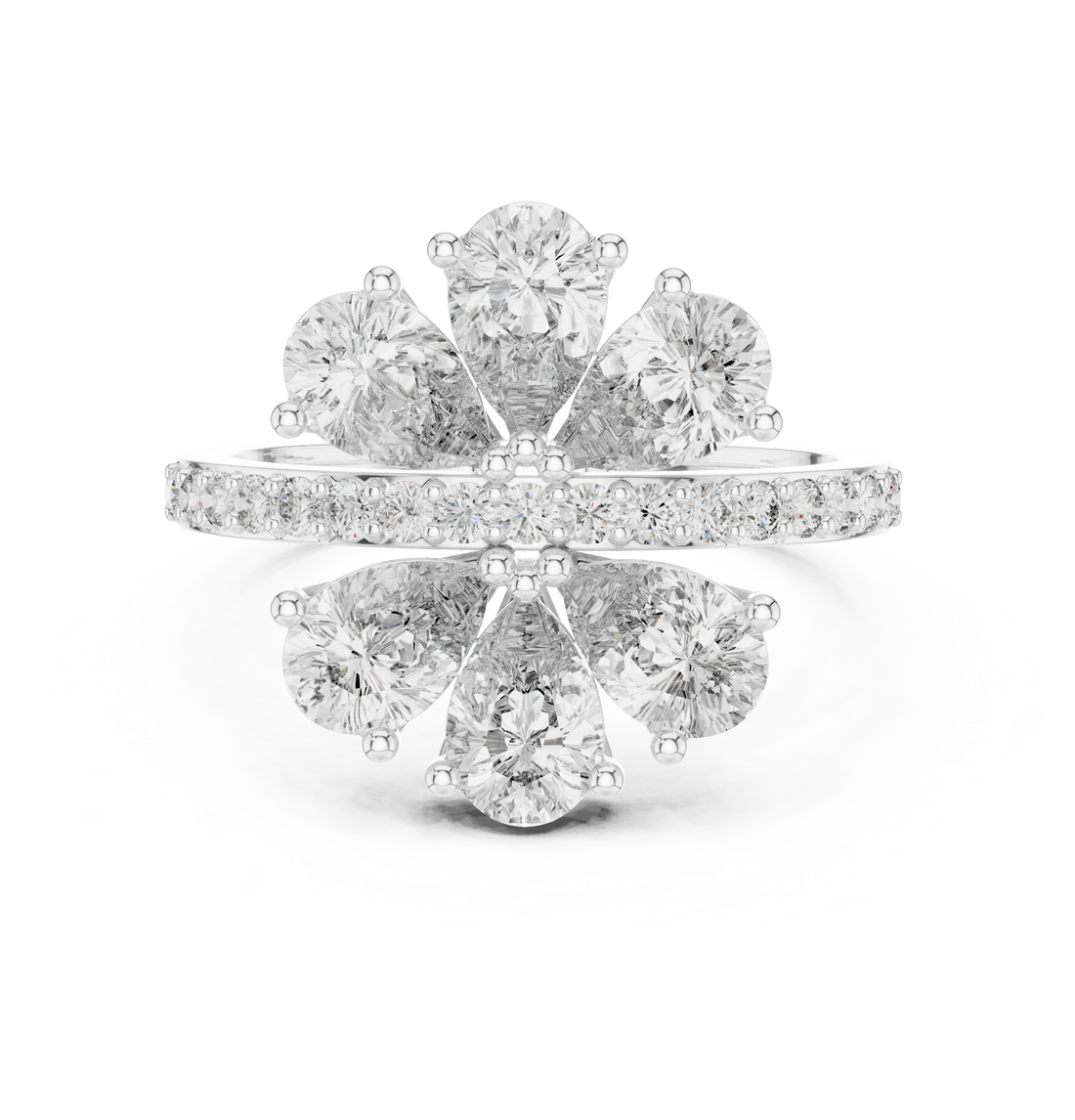 Luxury bridal jewellery set with ornate design.