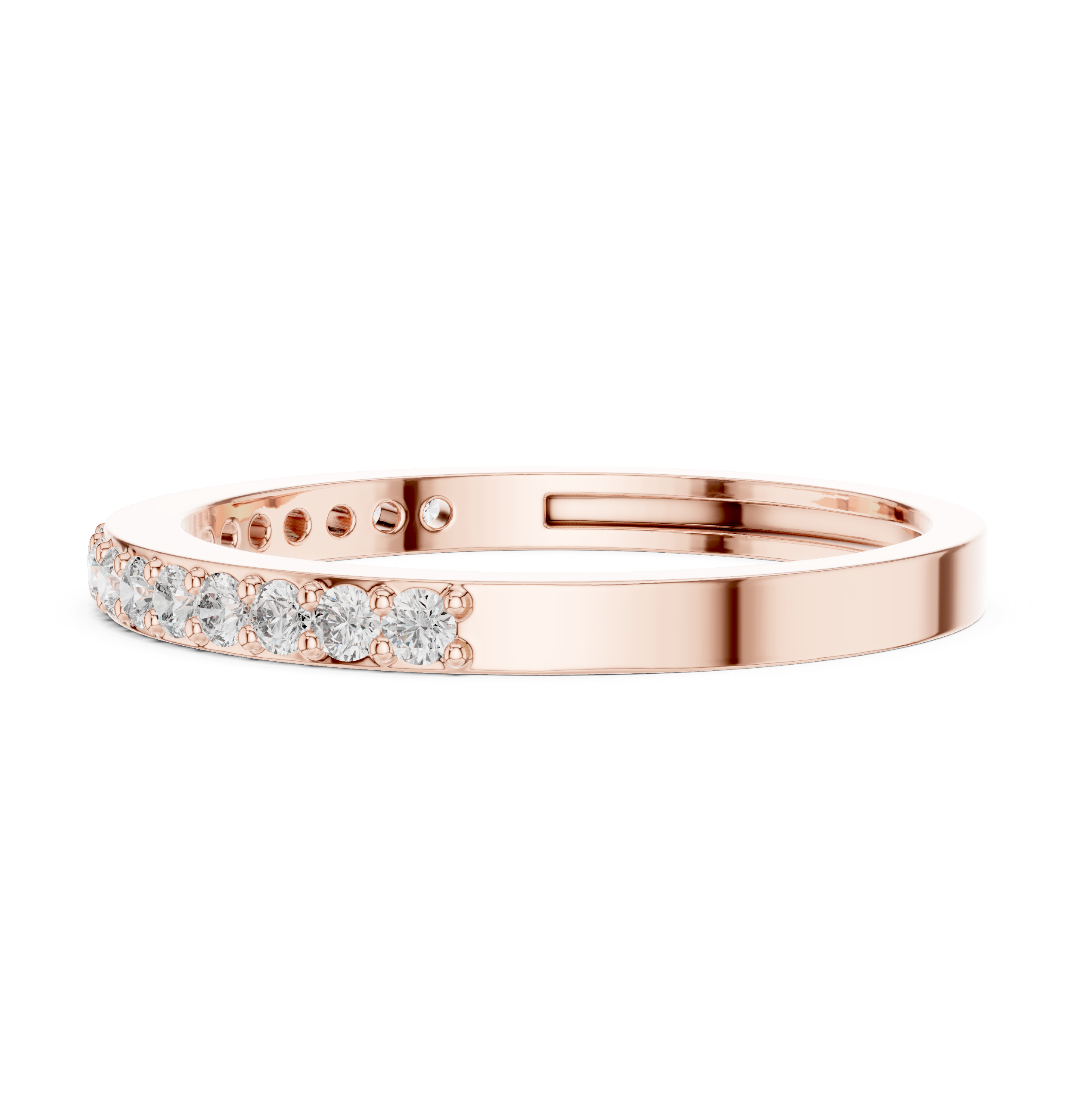 Promise ring with minimal modern design.