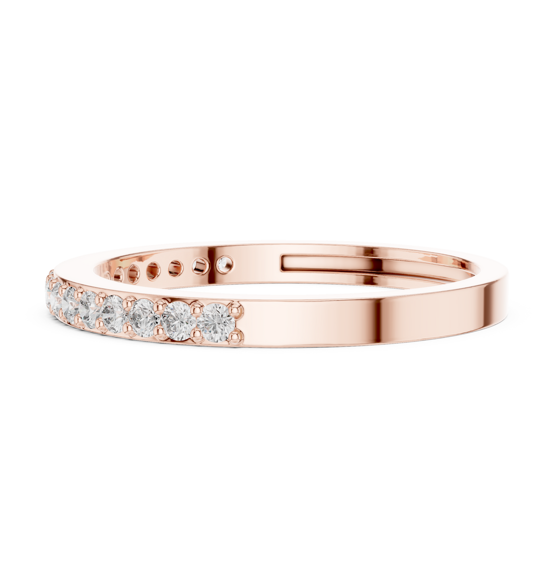 Promise ring with minimal modern design.