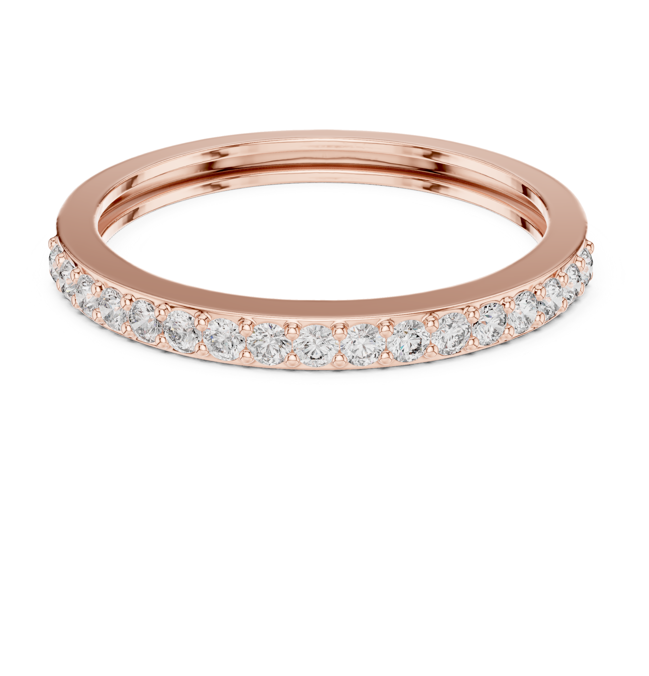 Anniversary ring with sparkling gemstones.