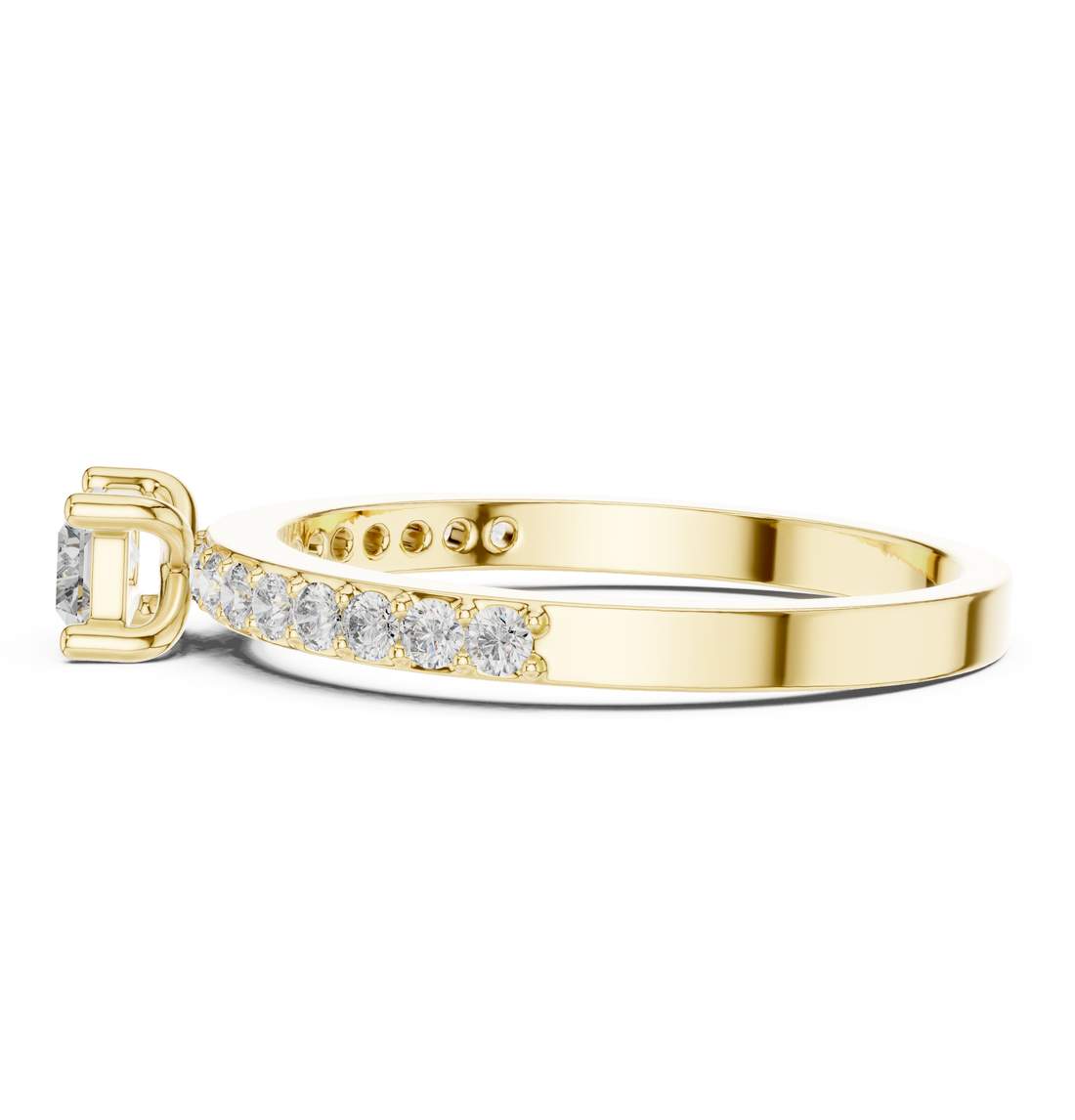 Lightweight stackable bangle with slim style.