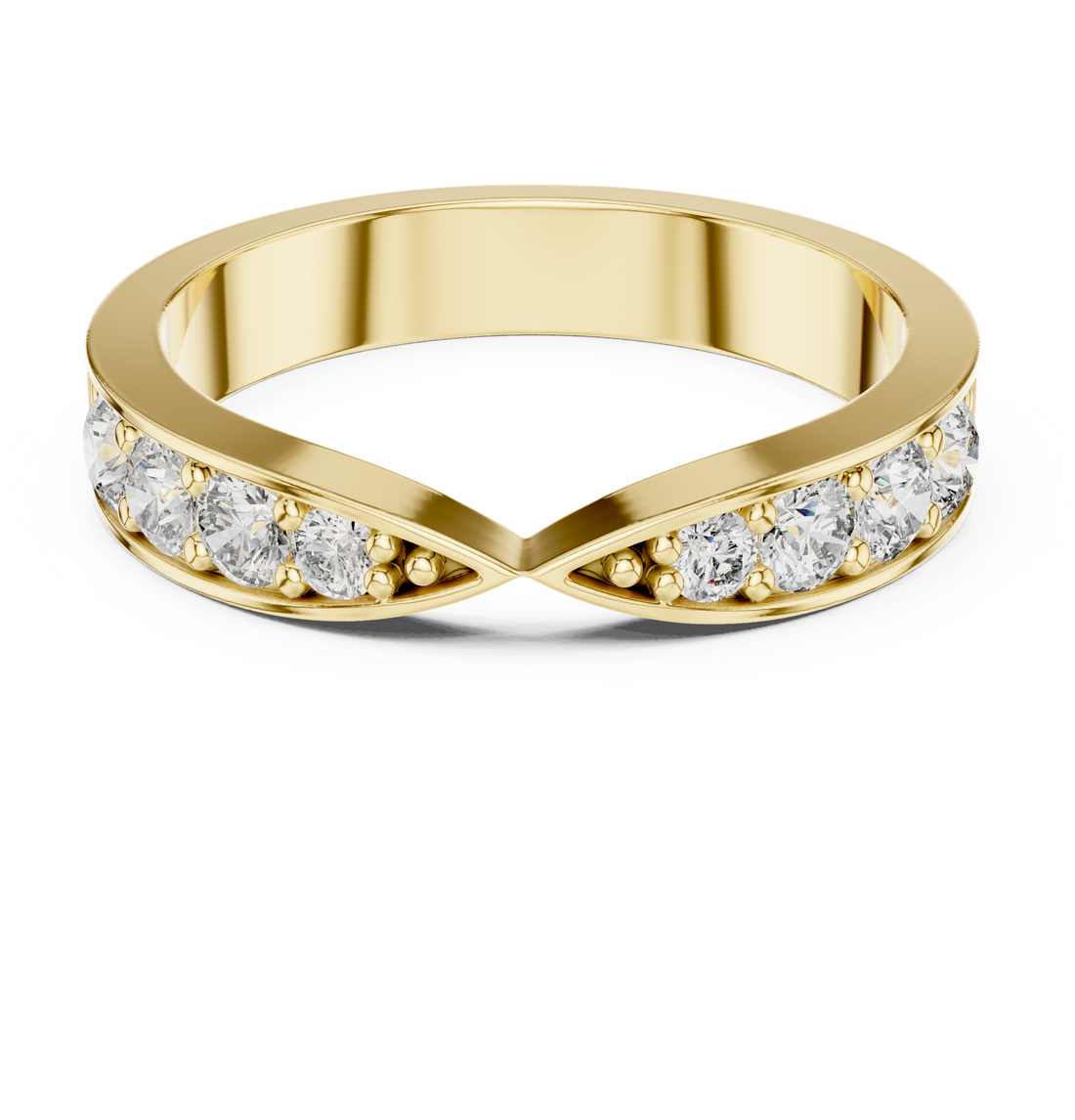 Vintage engraved gold ring with decorative pattern.