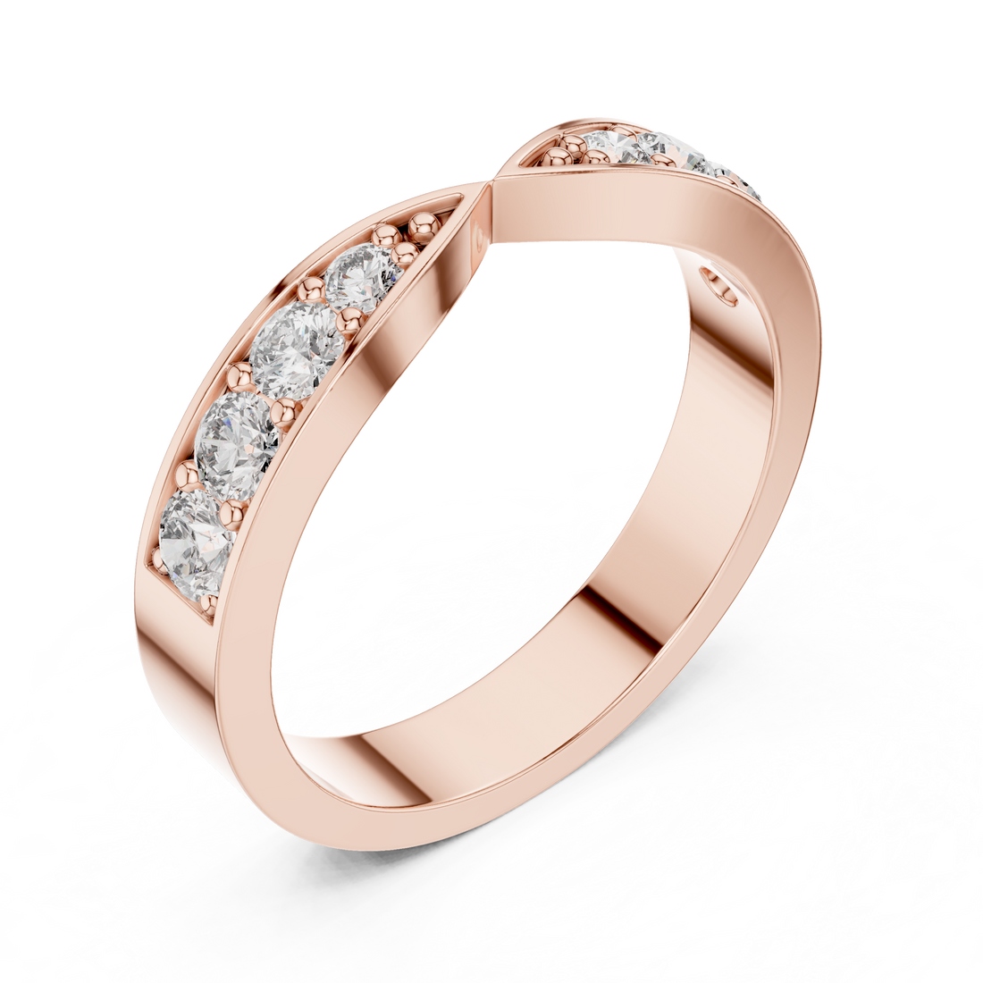Minimal thin ring with smooth rounded edges.