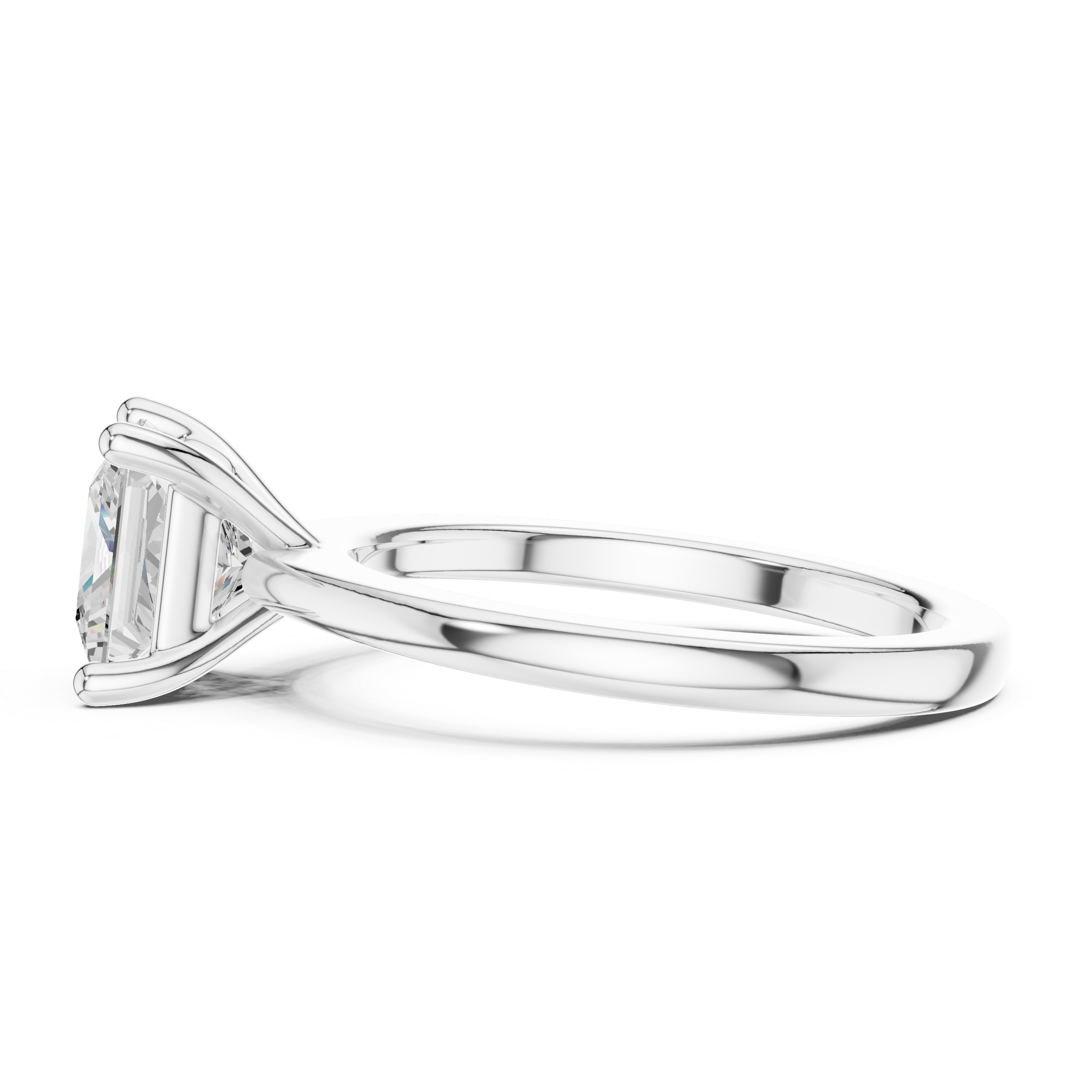 Premium  contemporary three stone design