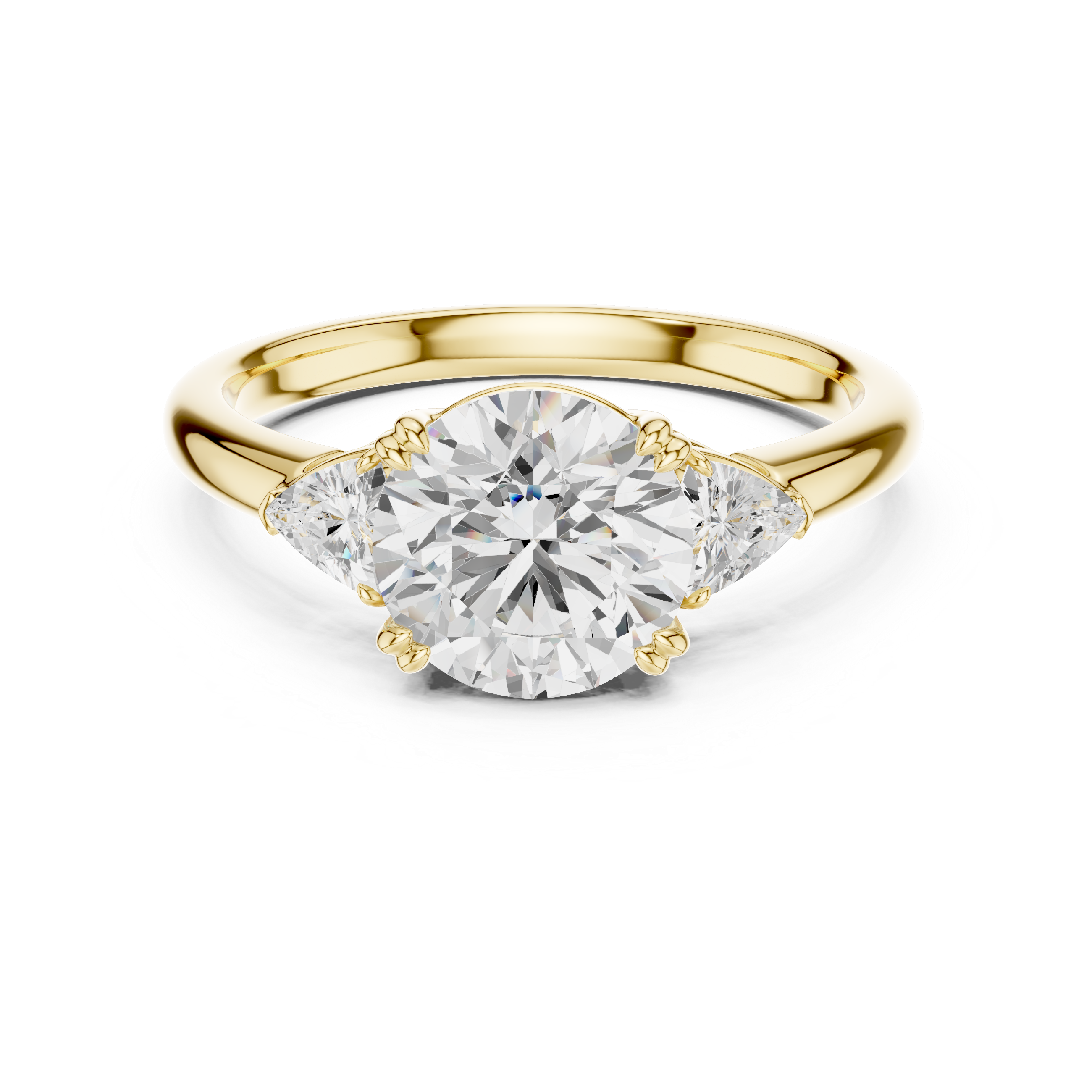 Elegant  accent diamond design