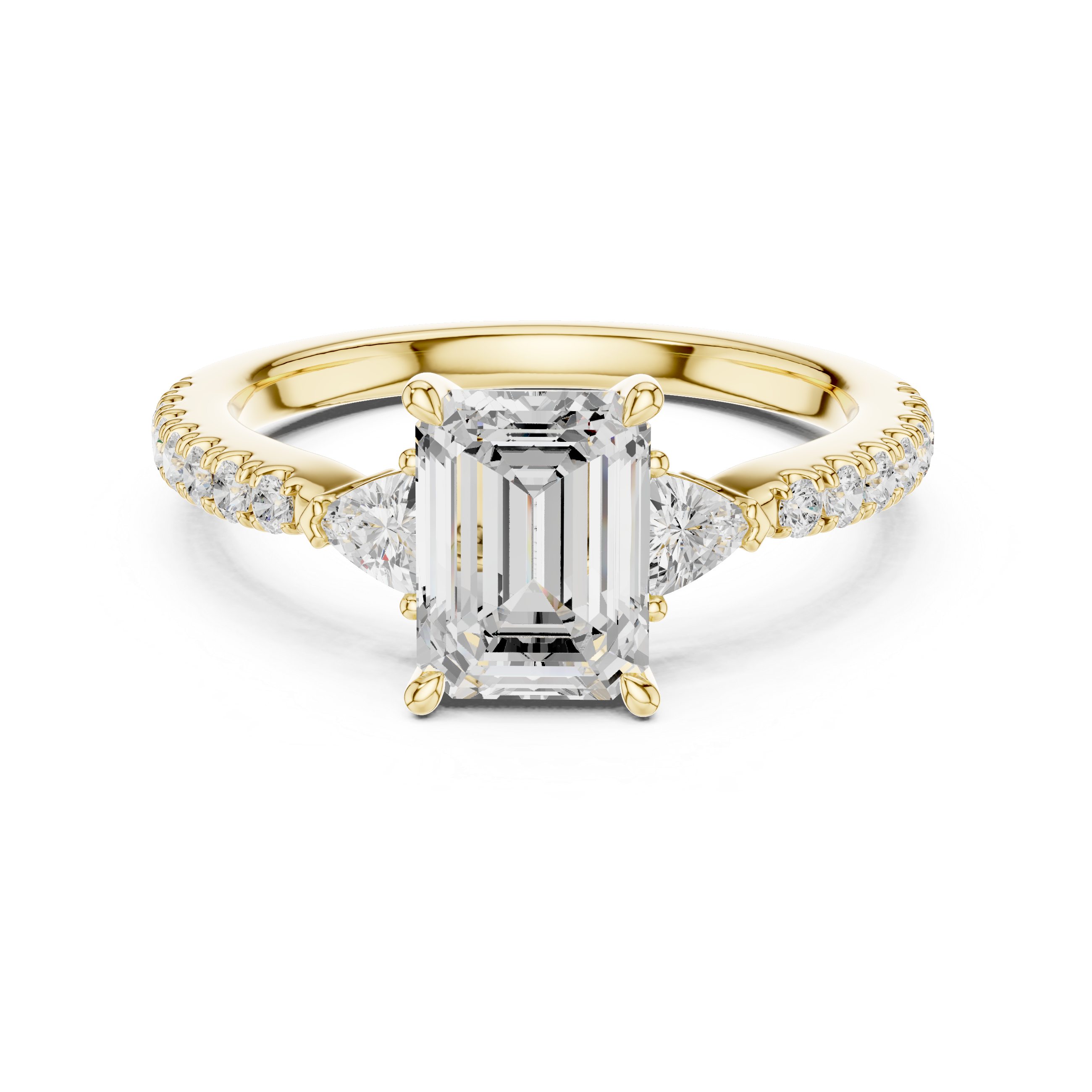 Elegant  accent diamond design
