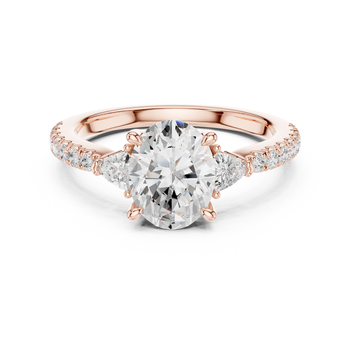 Luxury diamond nose ring with intricate detailing and sparkle.