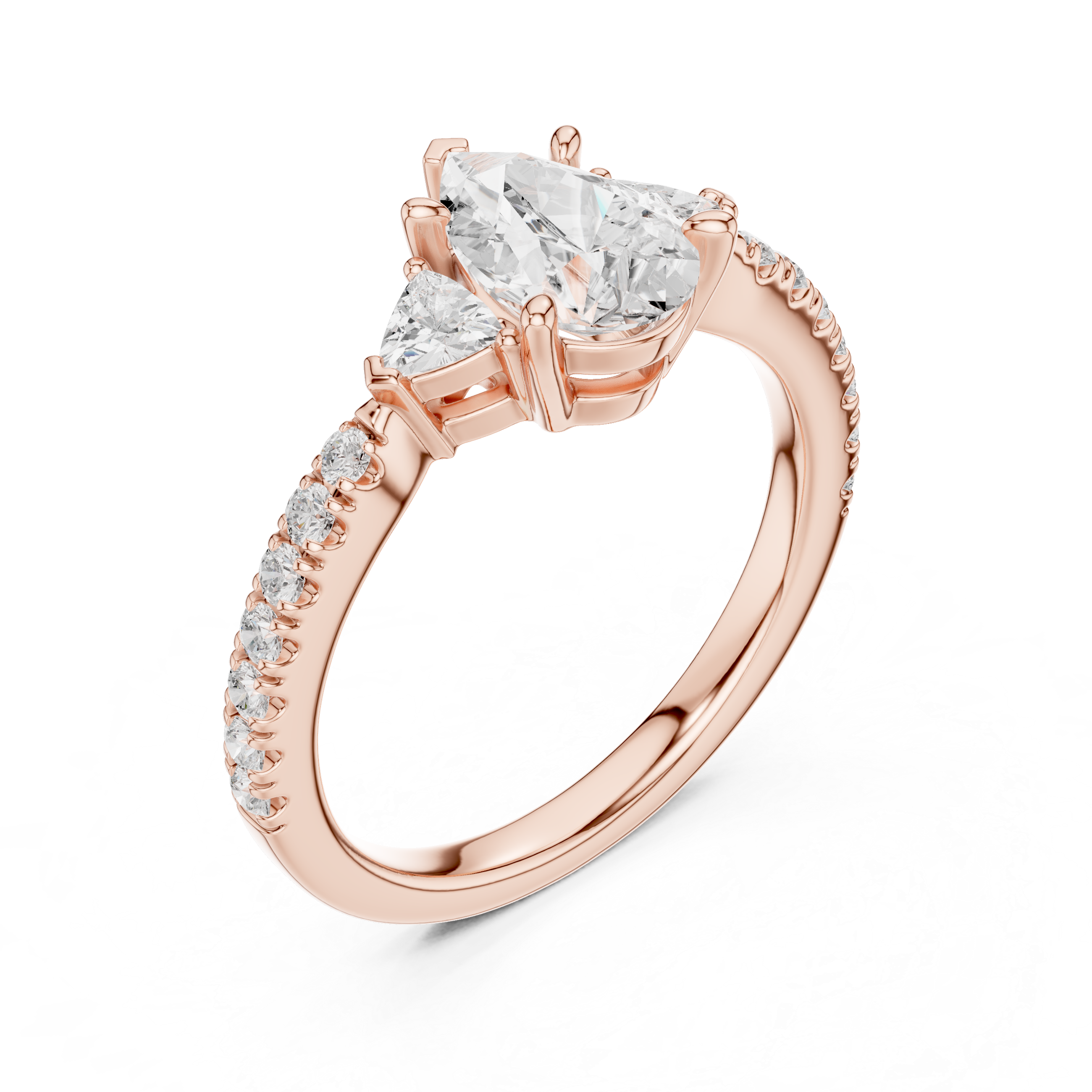 Luxury diamond brooch featuring intricate symmetrical pattern.