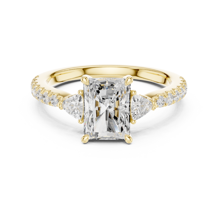 Classic wedding jewellery set featuring matching gold accessories.