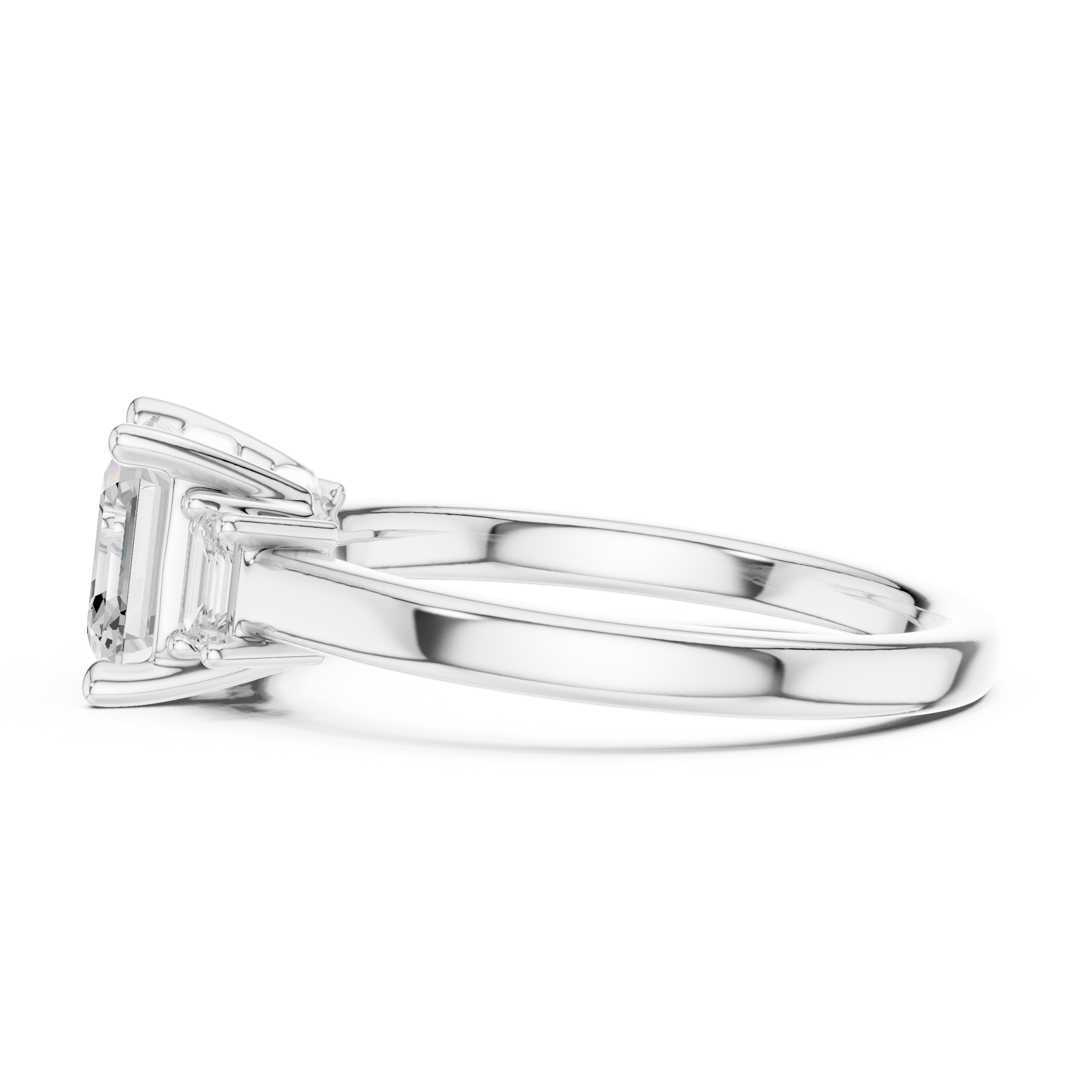 Elegant stackable ring set featuring multiple slim bands.