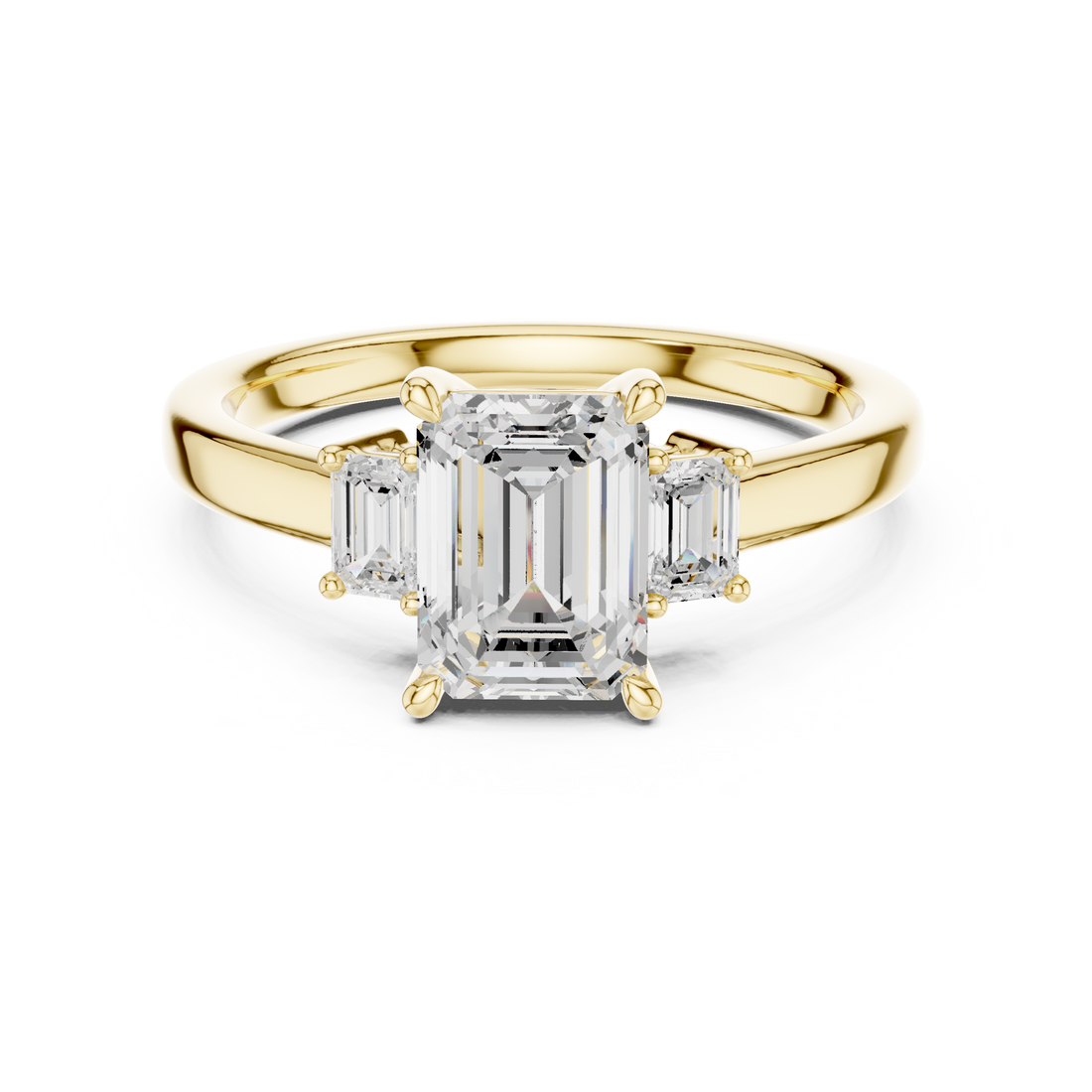 Minimalist thin band ring with tiny diamond accents and sleek modern look.