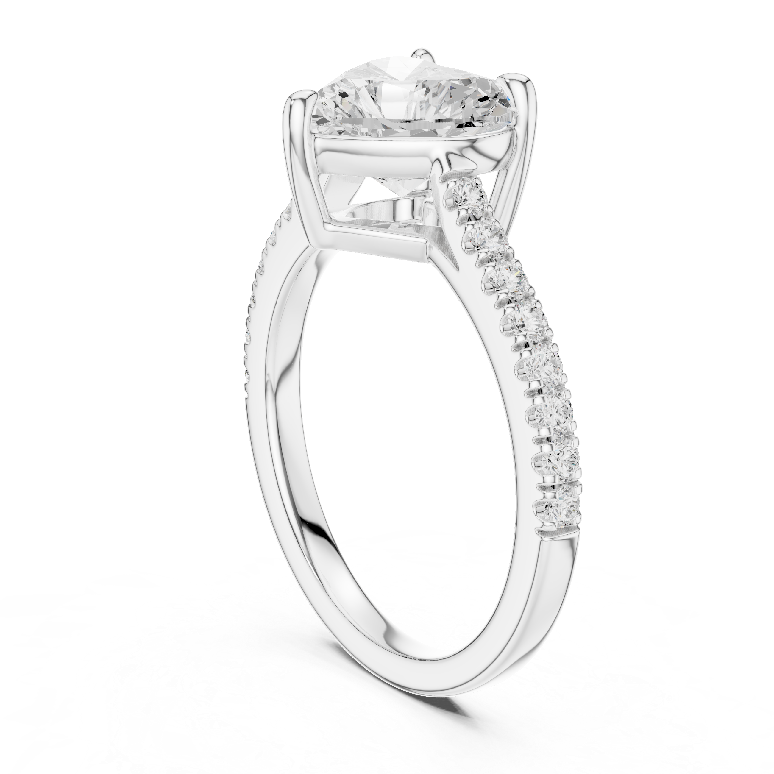 Classic halo cocktail ring featuring large central gemstone.