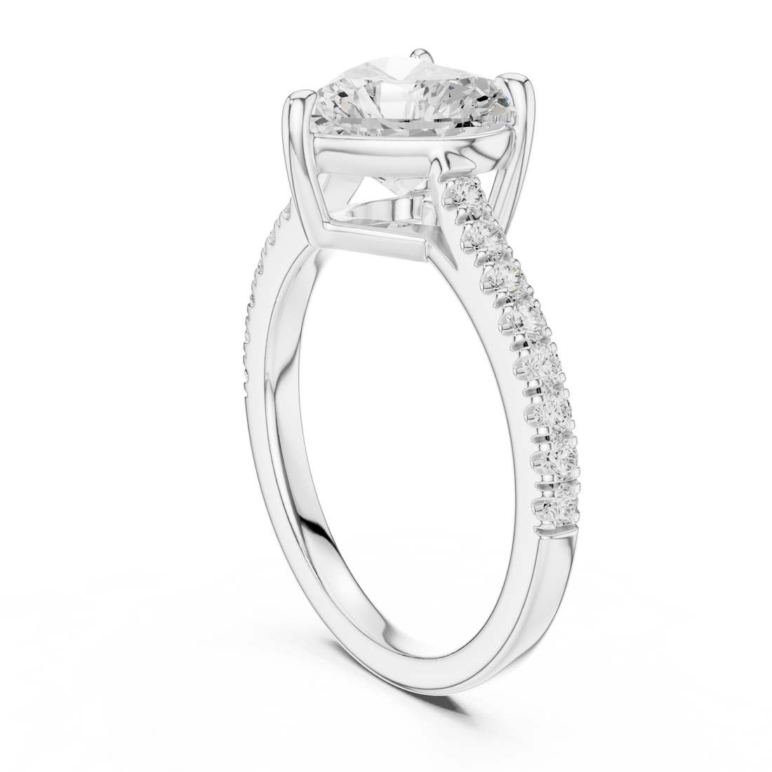 Classic halo cocktail ring featuring large central gemstone.