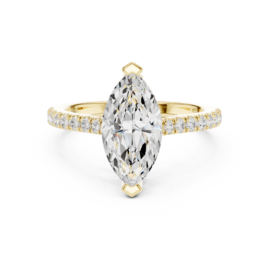 Classic wedding jewellery set featuring matching gold accessories.