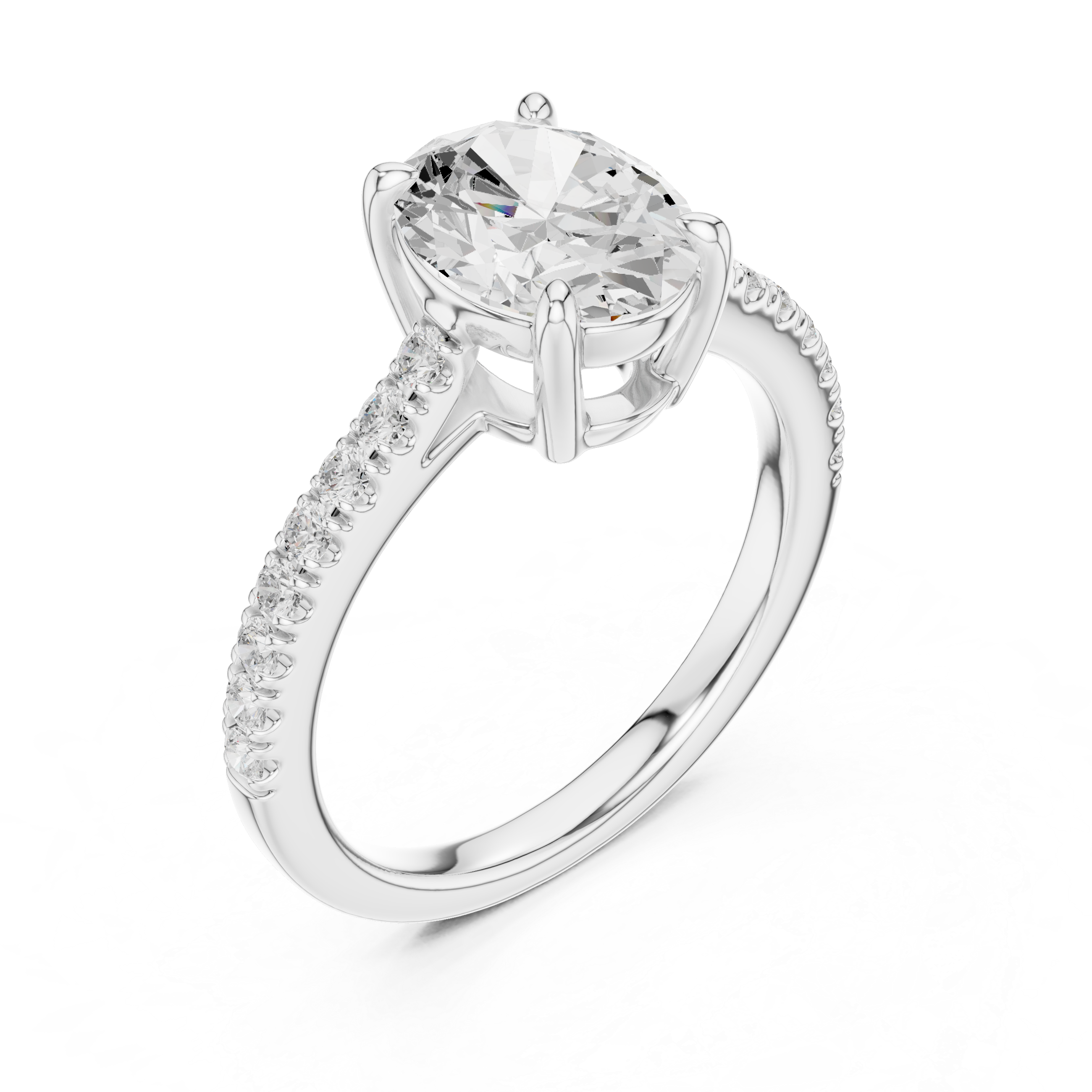 Classic ruby pendant featuring oval-shaped stone.