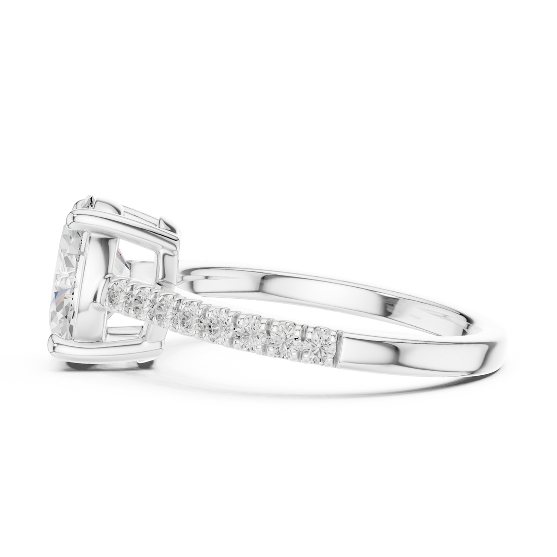 Elegant stackable ring set featuring multiple slim bands.