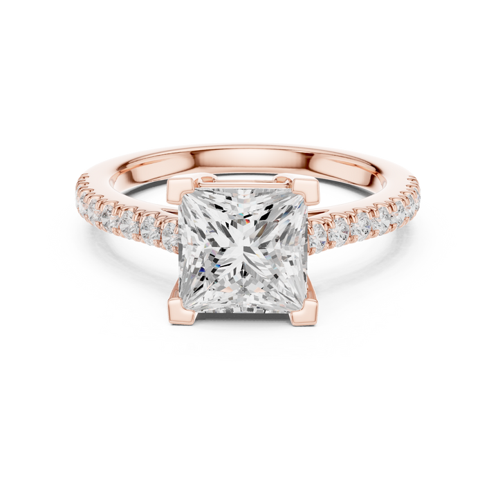Luxury celebration ring featuring decorative gemstone centerpiece.