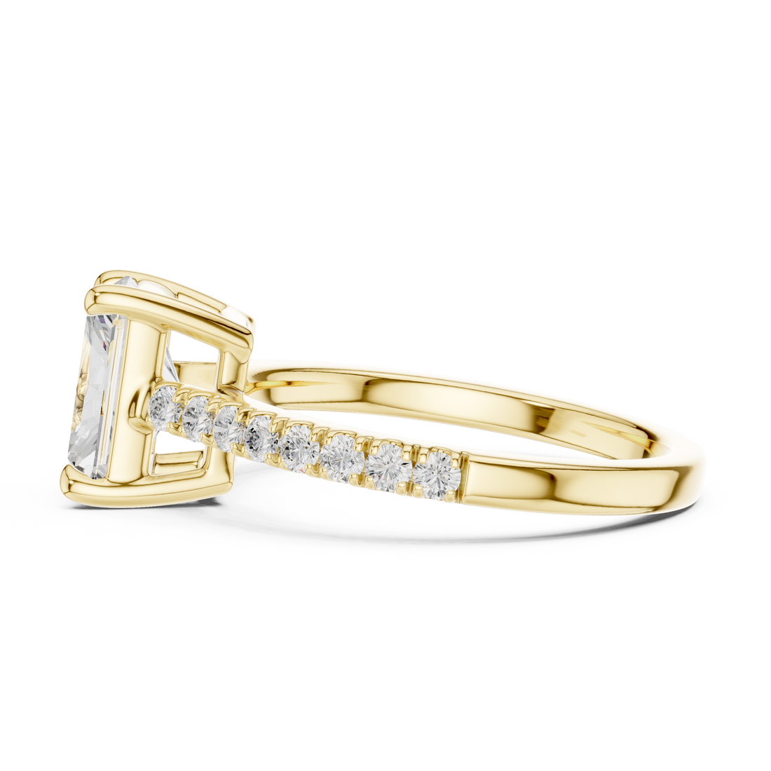 Classic oval hoop earrings with polished gold circular structure.