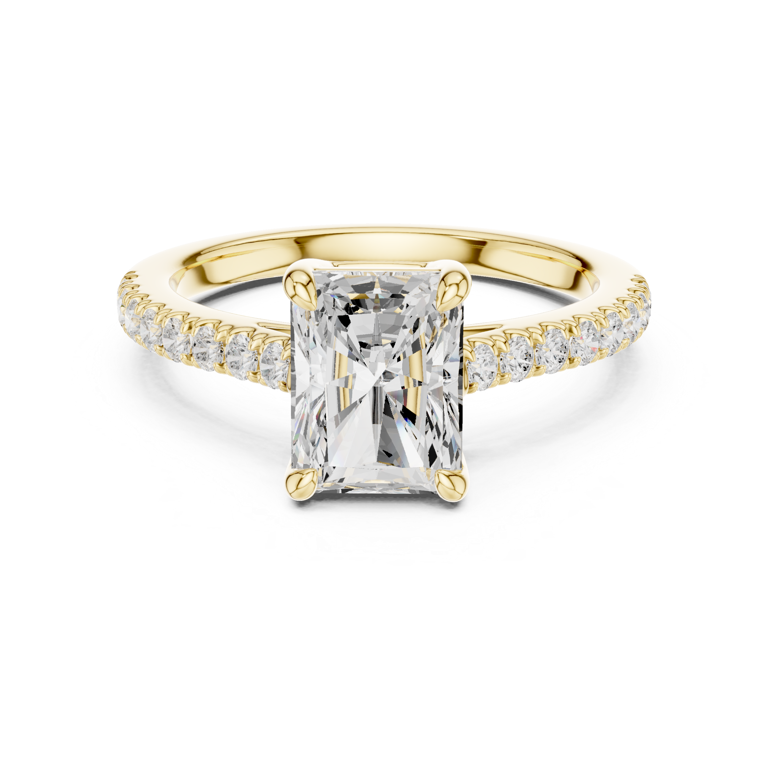 Luxury diamond jacket earrings designed to surround central stud stones.