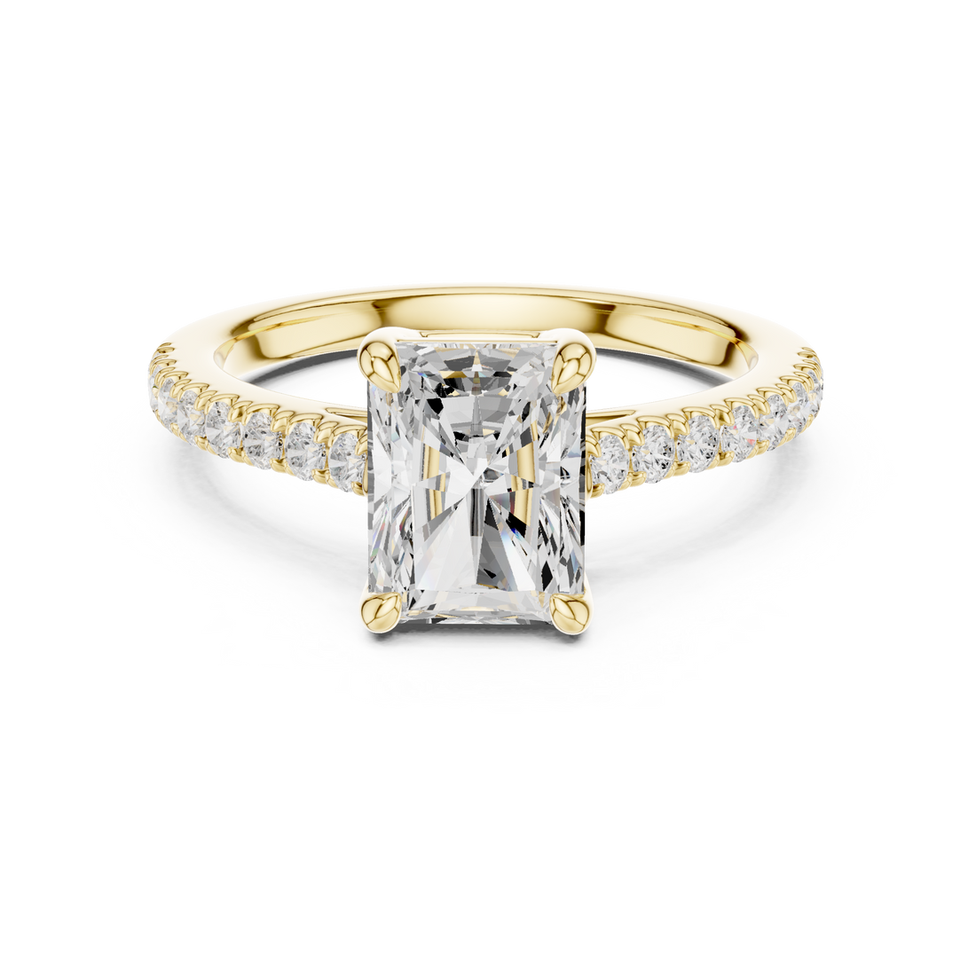 Luxury diamond jacket earrings designed to surround central stud stones.