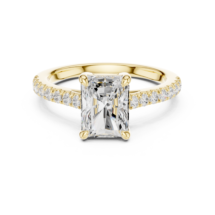 Luxury diamond jacket earrings designed to surround central stud stones.
