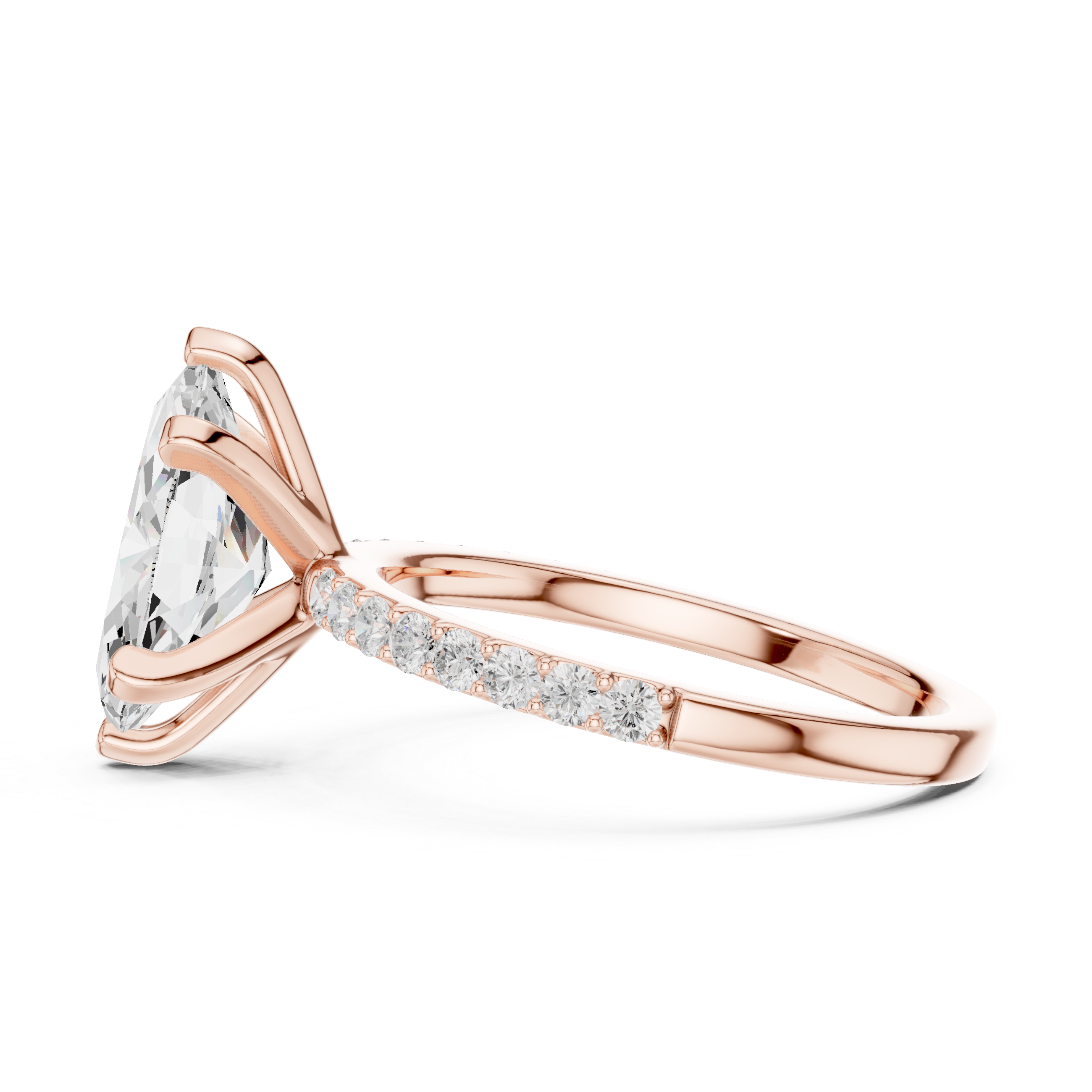 Minimalist men's band featuring smooth polished gold surface.