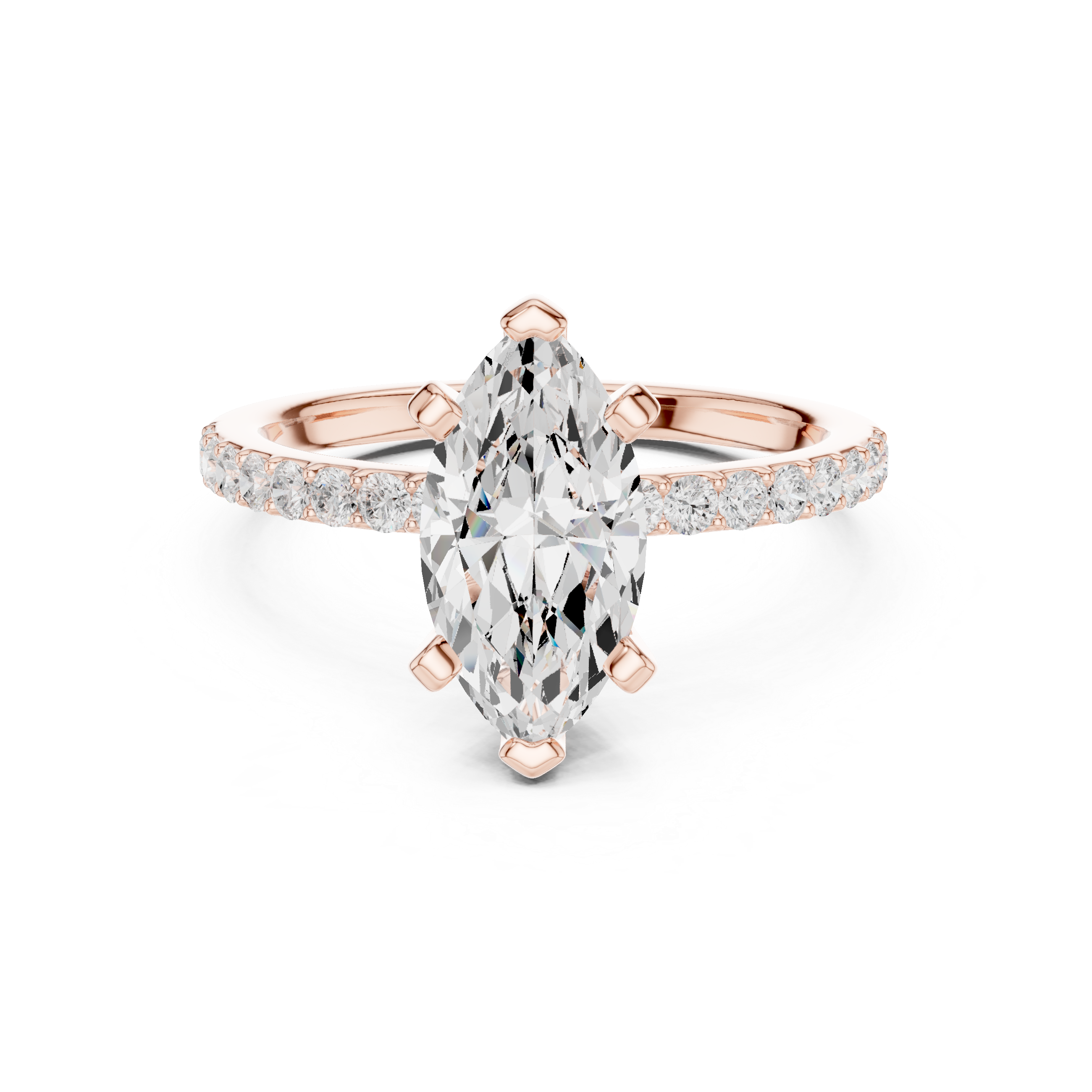 Classic floral brooch featuring detailed petal shapes and polished finish.