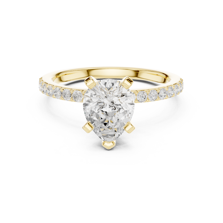 Classic wedding jewellery set featuring matching gold accessories.