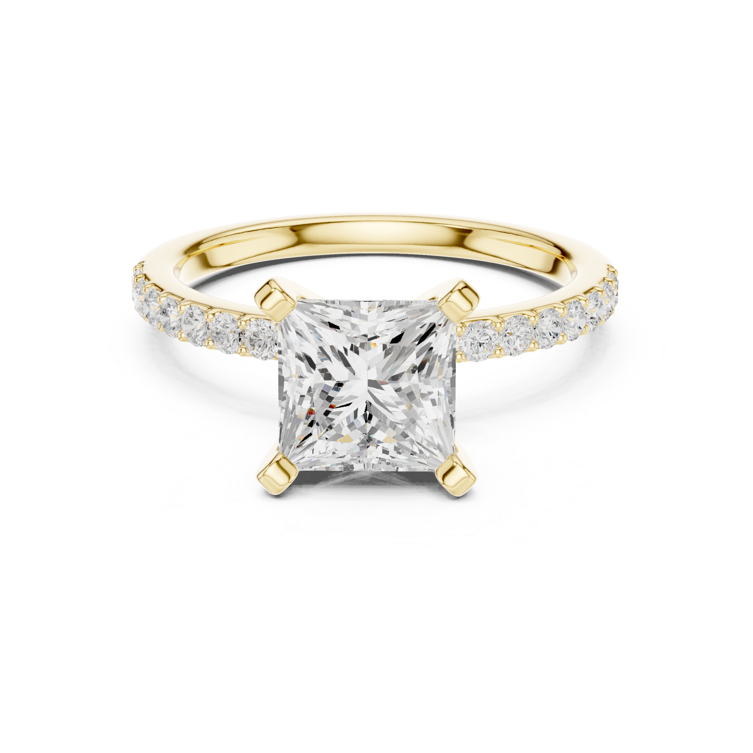 Modern promise ring featuring minimalist structure.