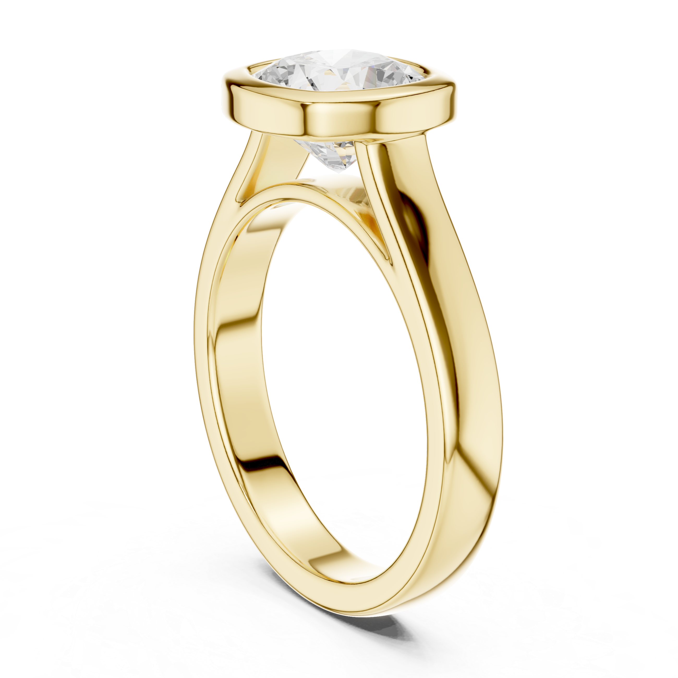 Vintage gold necklace with ornamental pattern.