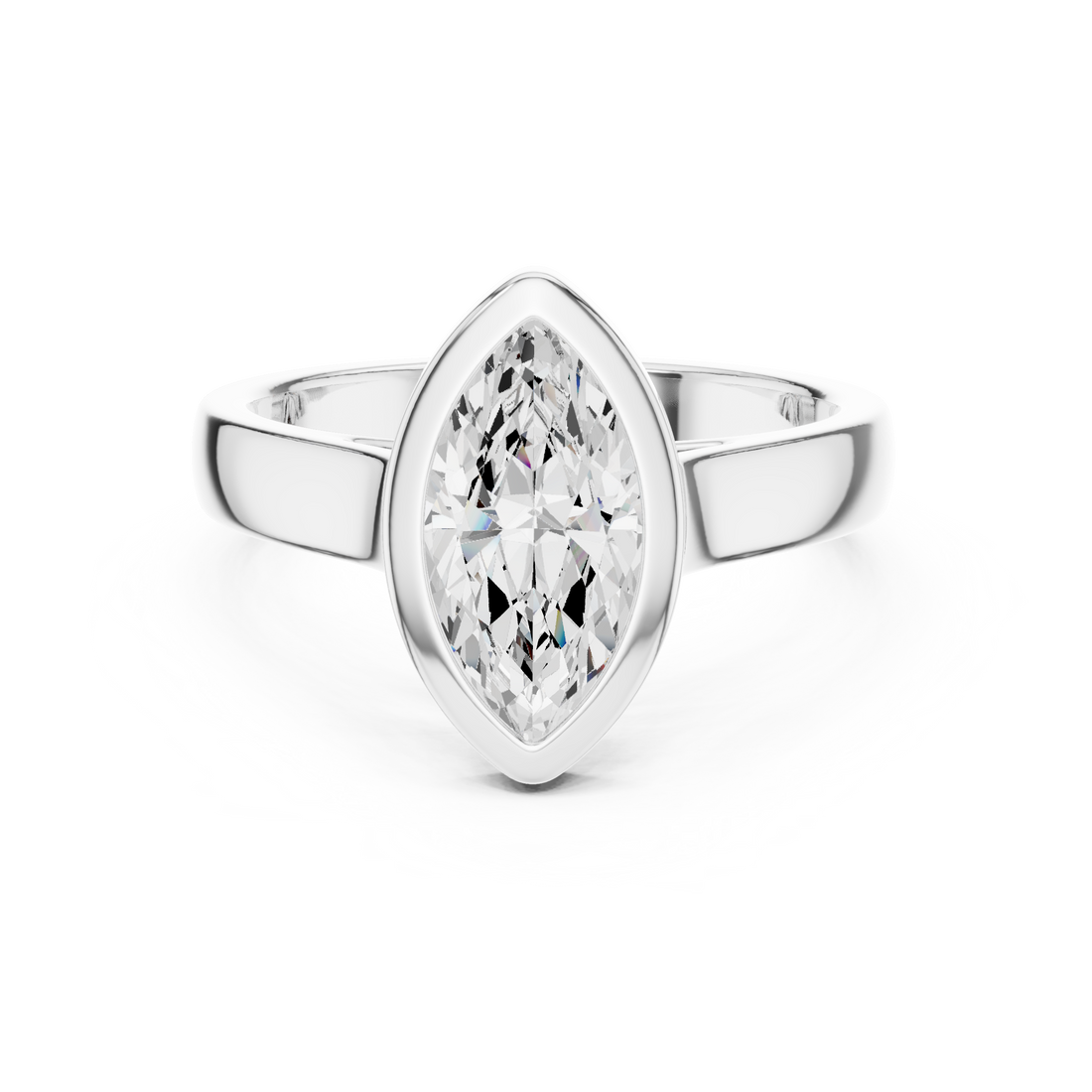 Halo cocktail ring with diamond surround.