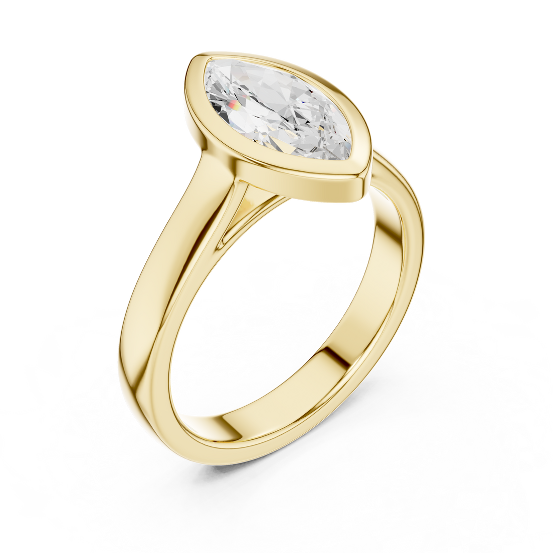 Artistic ring with bold sculptural design.