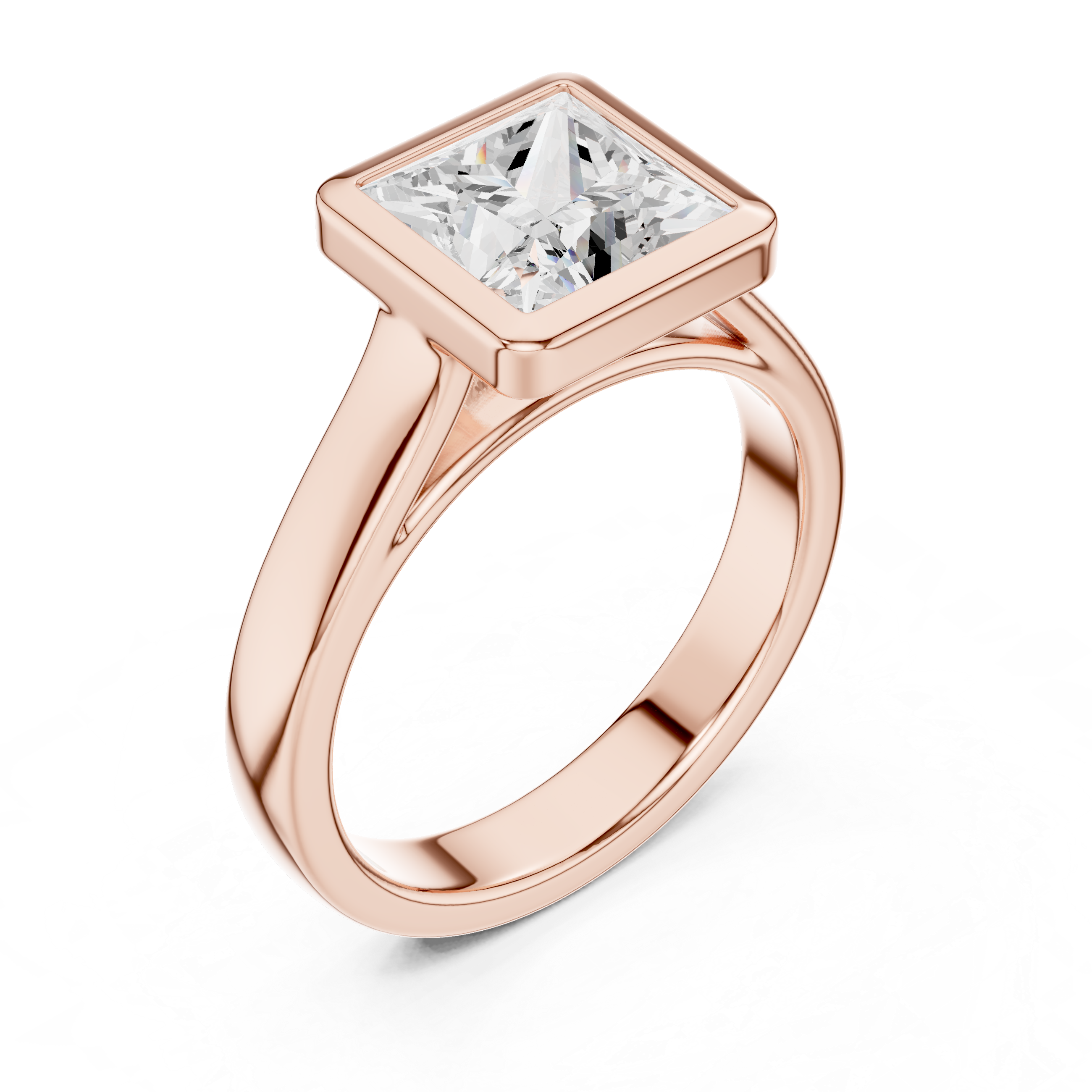Anniversary ring with sparkling side stones.