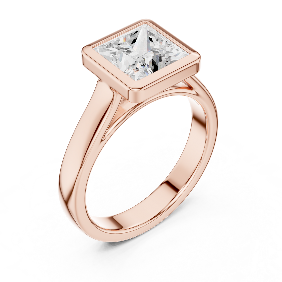 Anniversary ring with sparkling side stones.