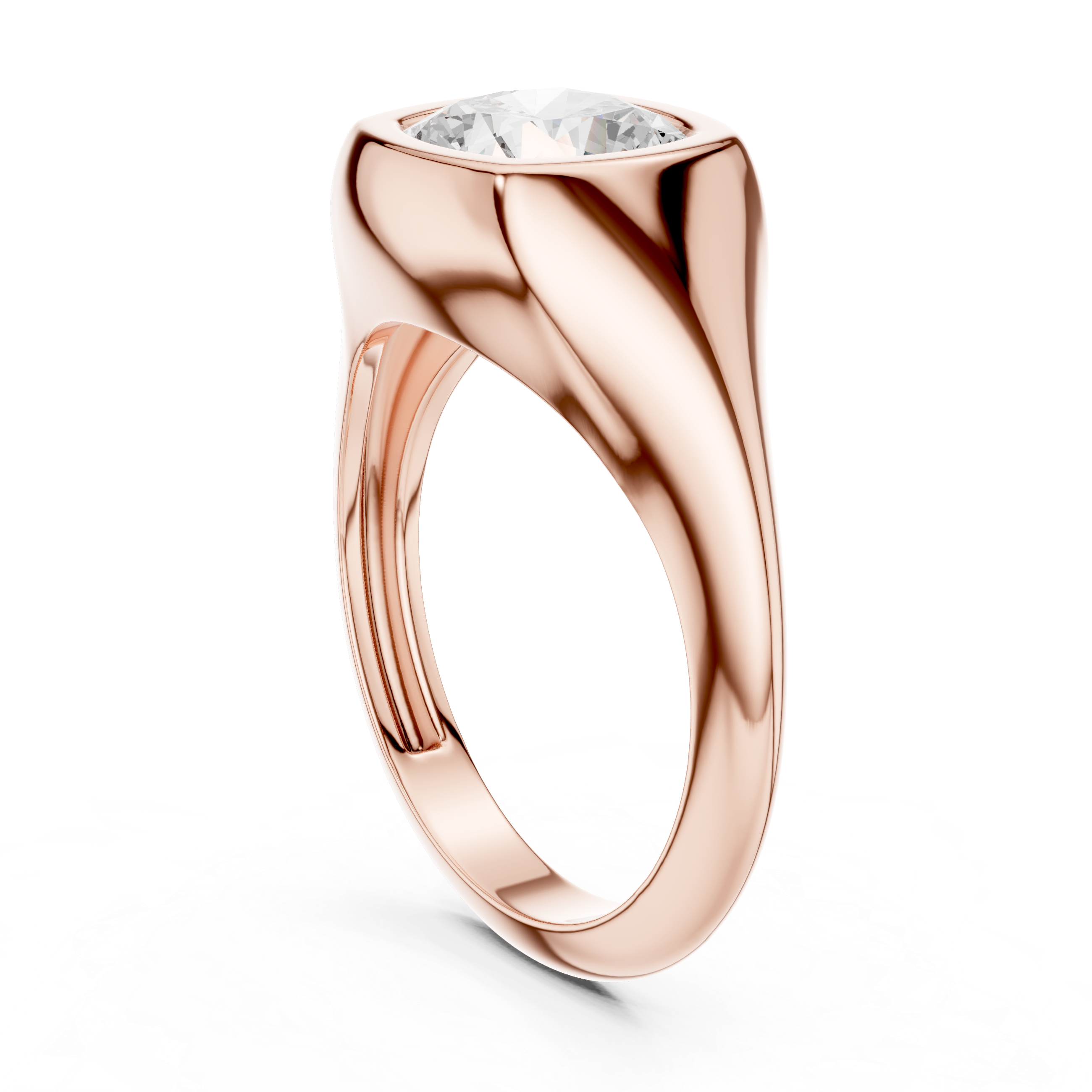 Adjustable toe ring with modern styling.