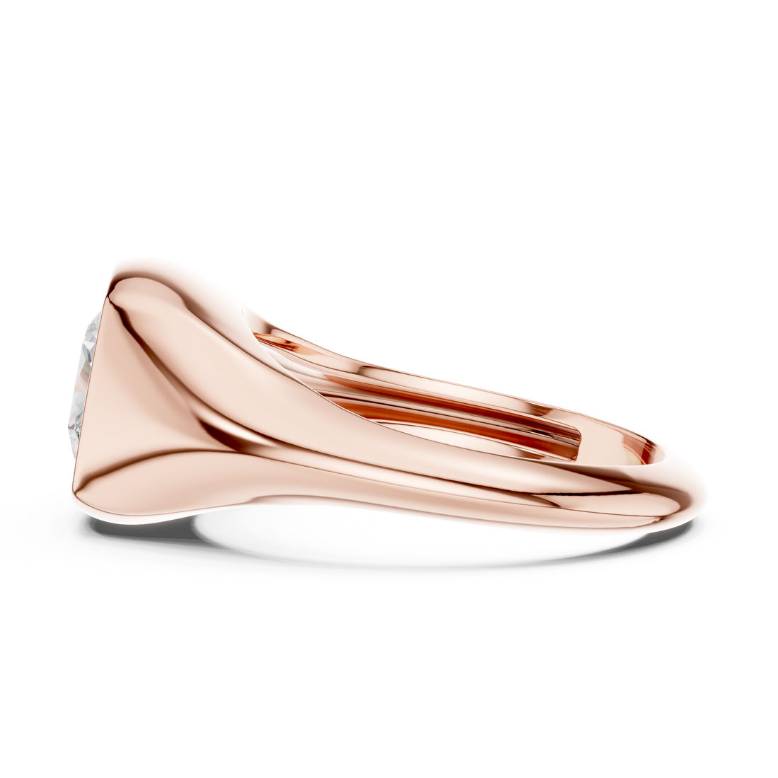 Bright gemstone toe ring with colorful shine.