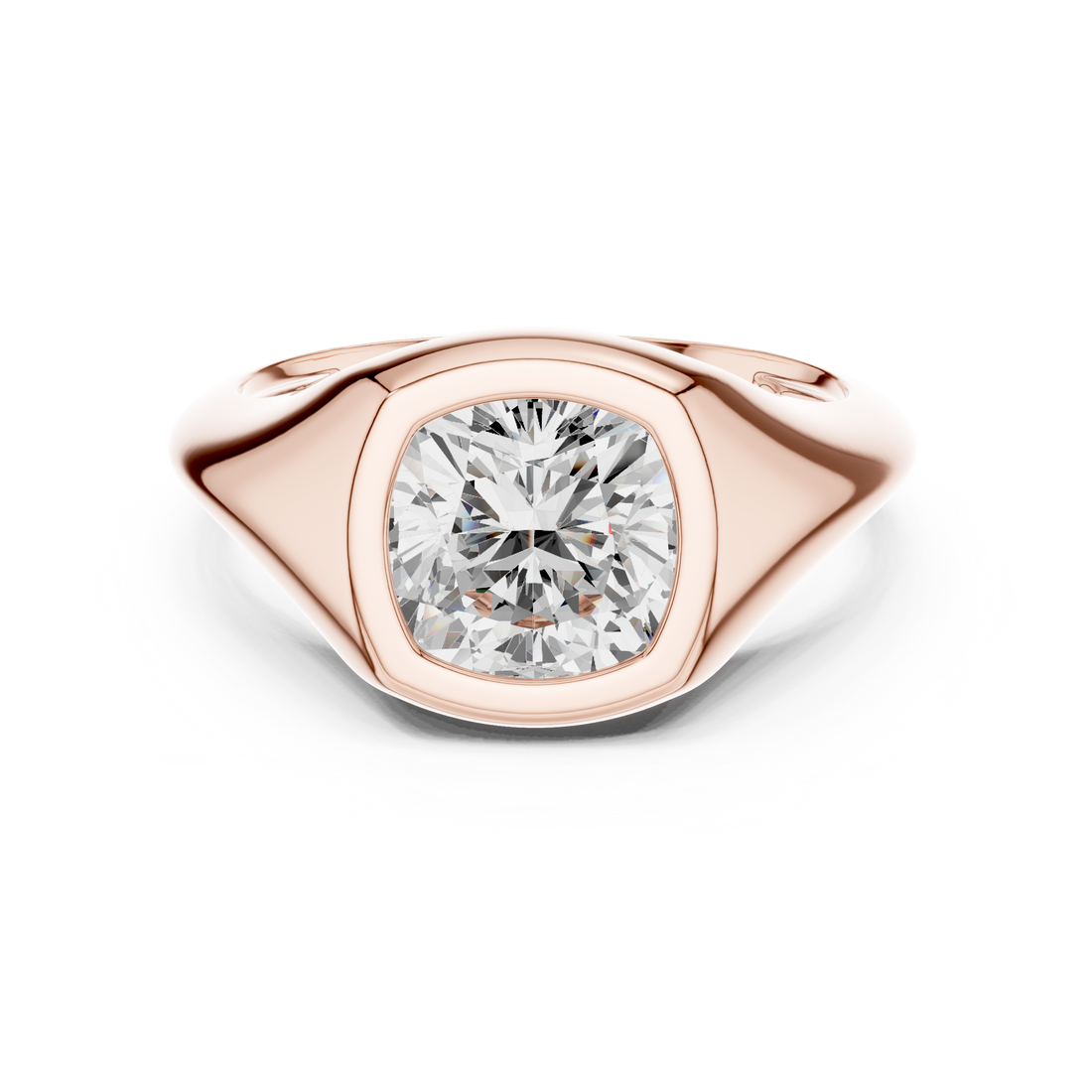 Smooth plain toe ring with polished finish.