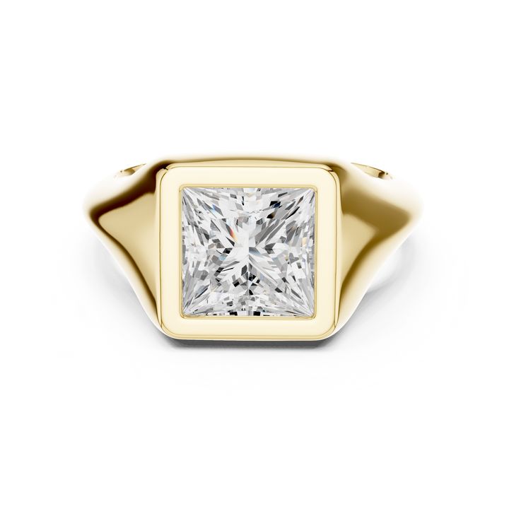 Bold cuff bracelet with sleek structure.