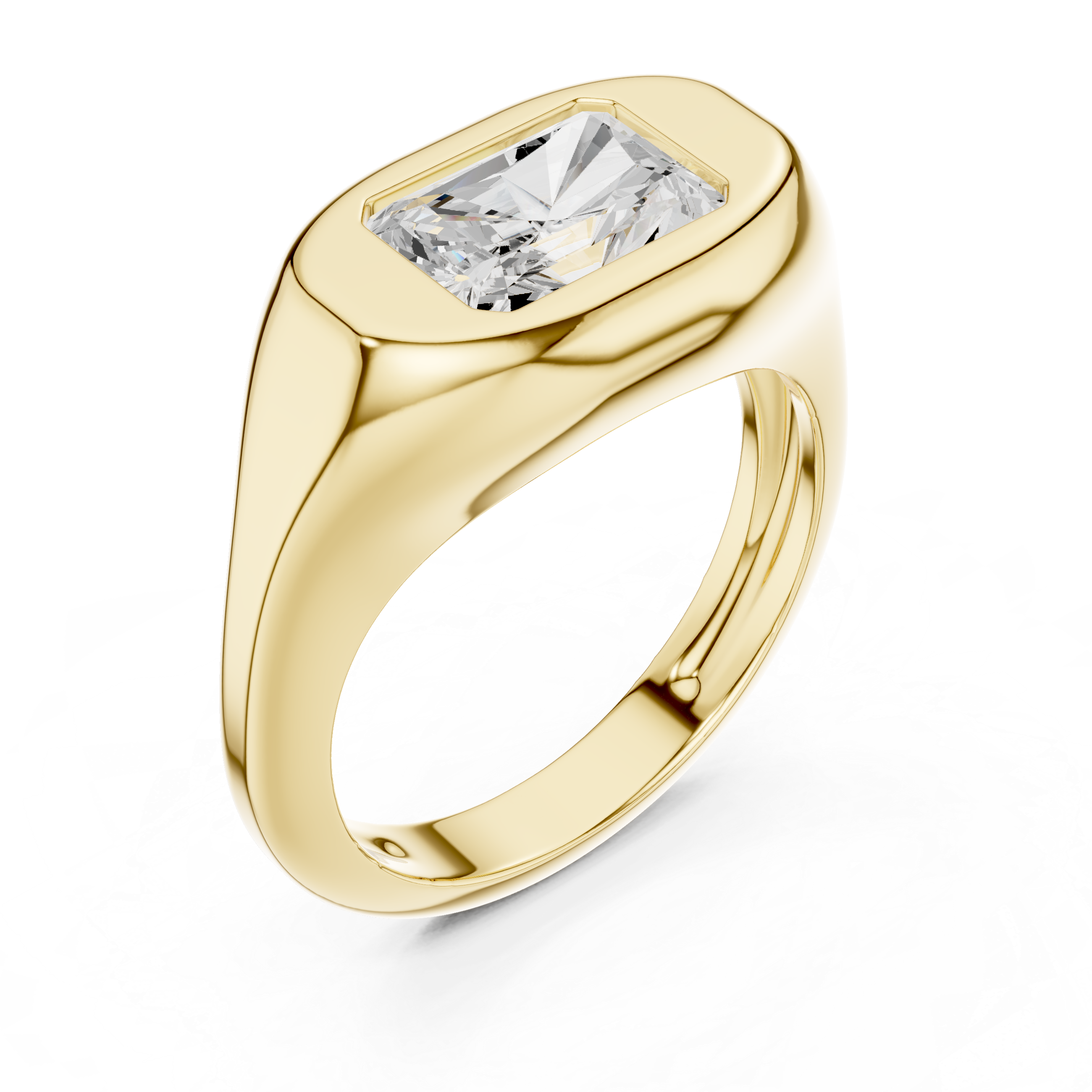 Pearl gemstone ring with elegant simplicity.