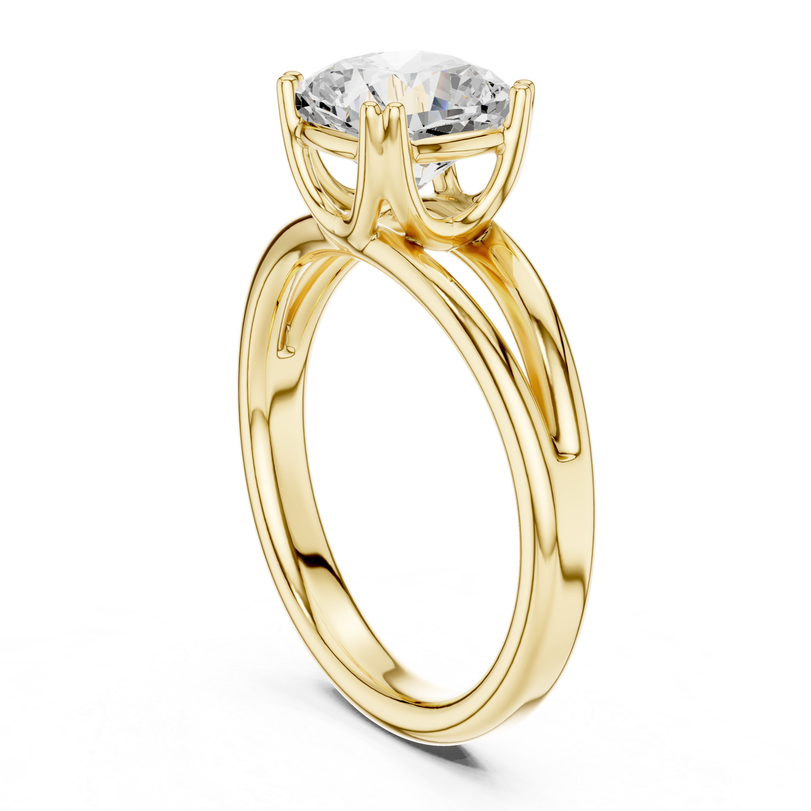 Smooth men's wedding ring with matte finish.