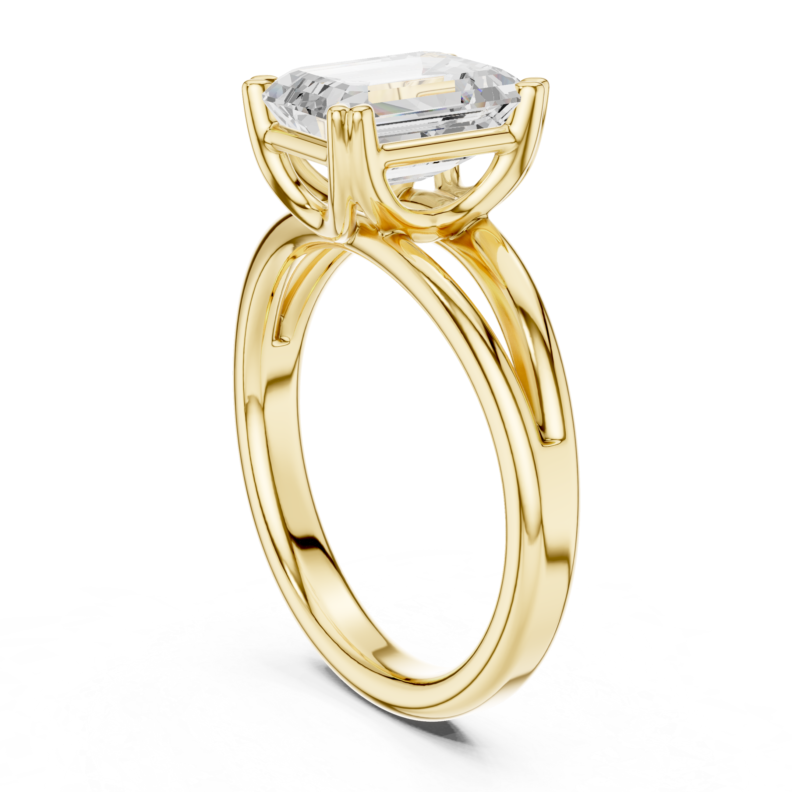 Modern open ring with adjustable ends.