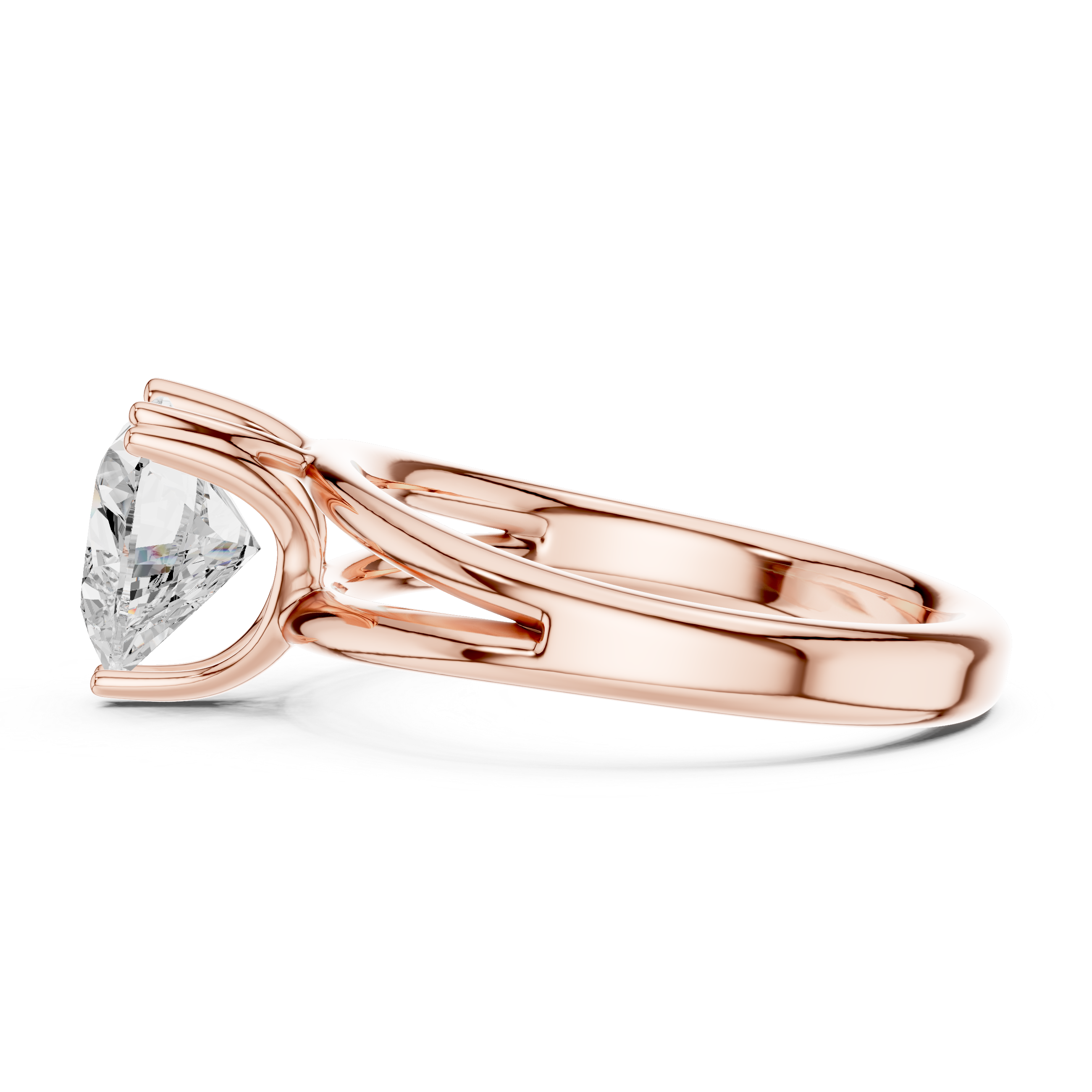Y-drop pendant necklace with sleek finish.