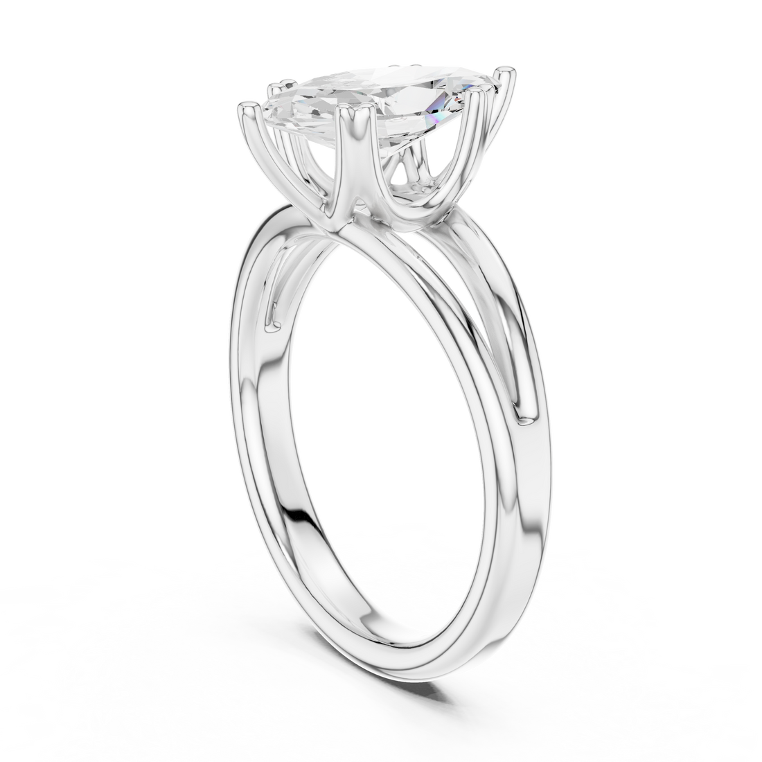 Classic bridal set with matching necklace pieces.