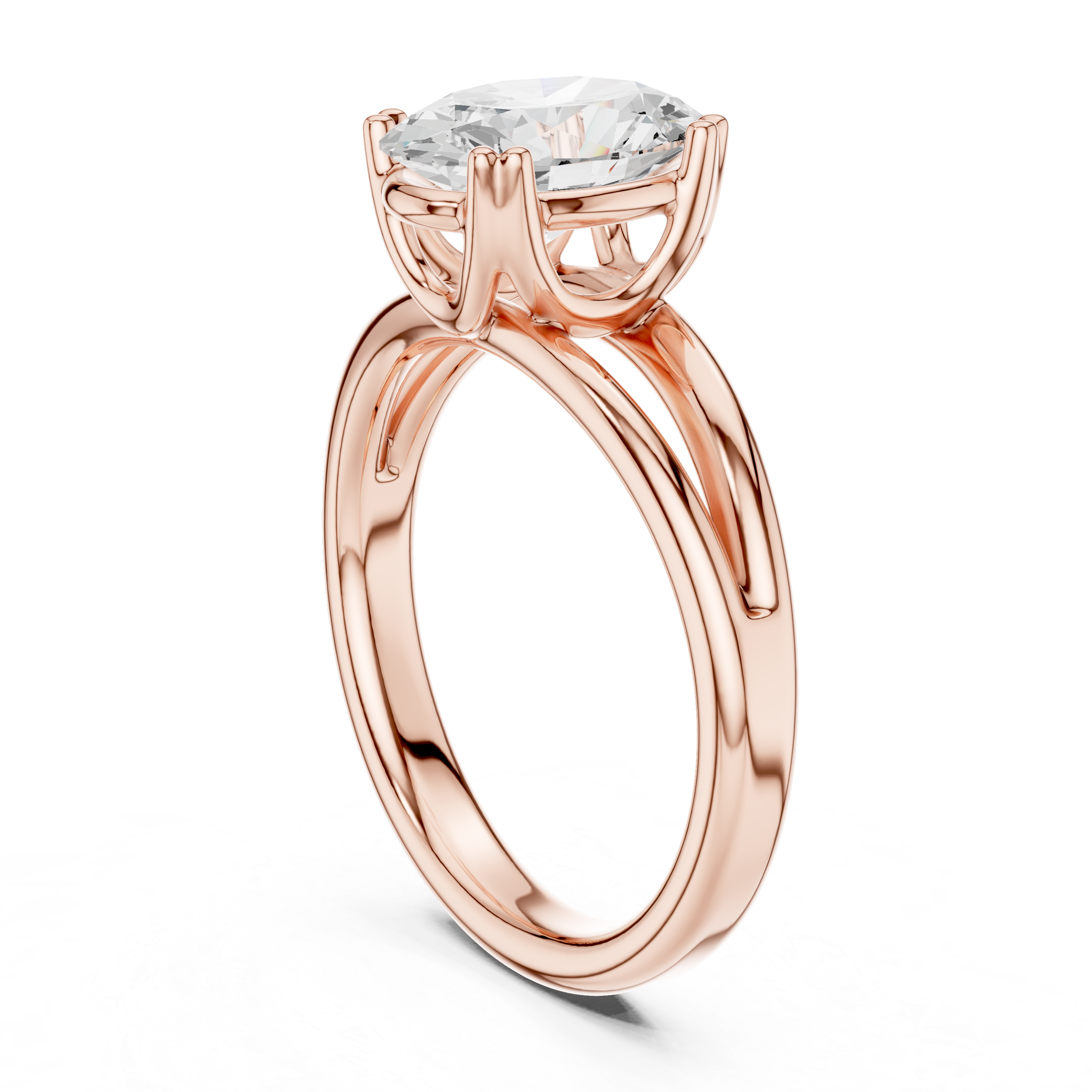 Promise ring with minimal modern design.