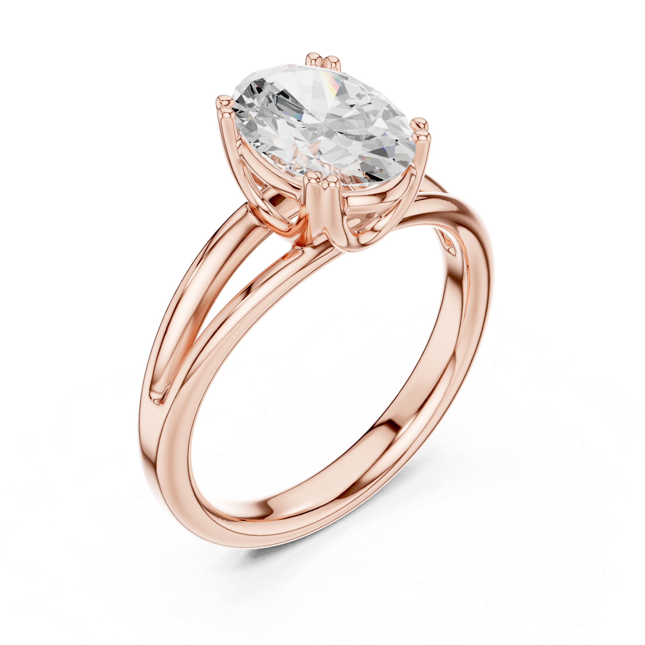 Celebration ring with colorful gemstone accents.
