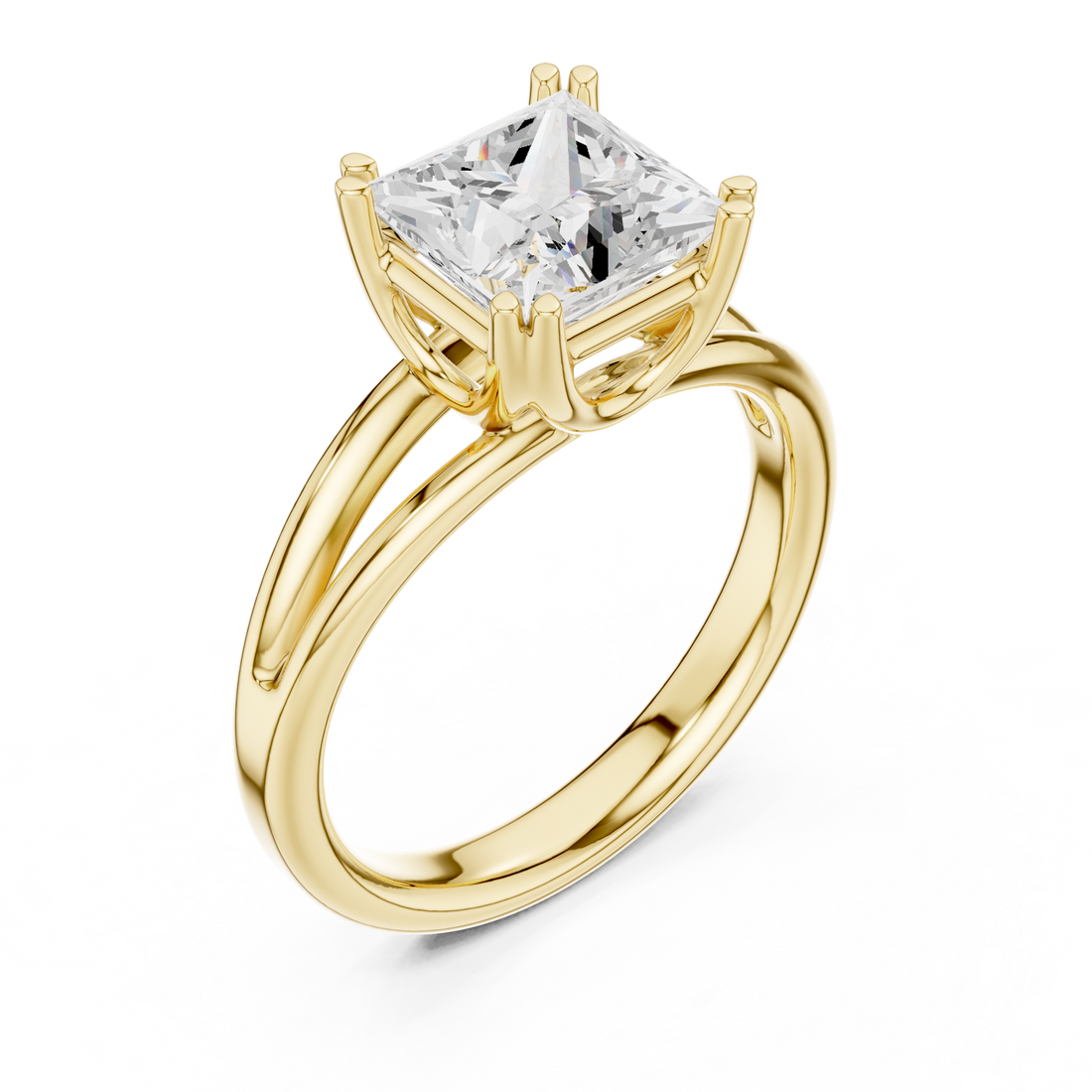 Smooth gemstone toe ring with bright sparkle.